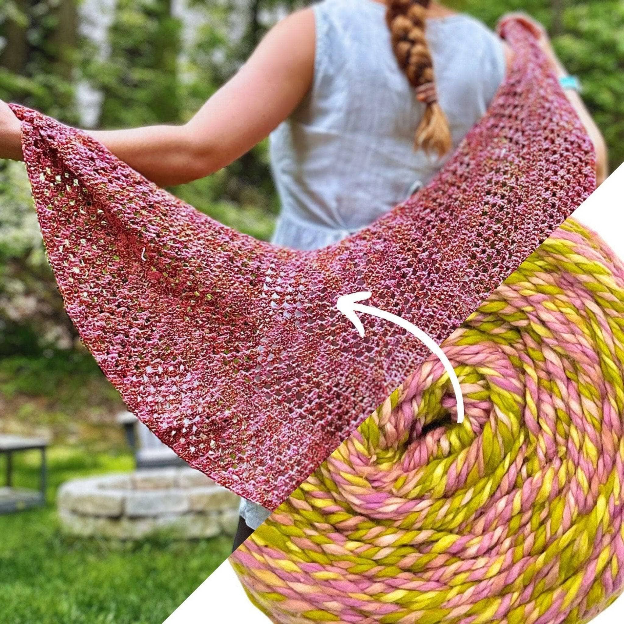 A Walk in the Garden Shawl Crochet Kit - Image 14
