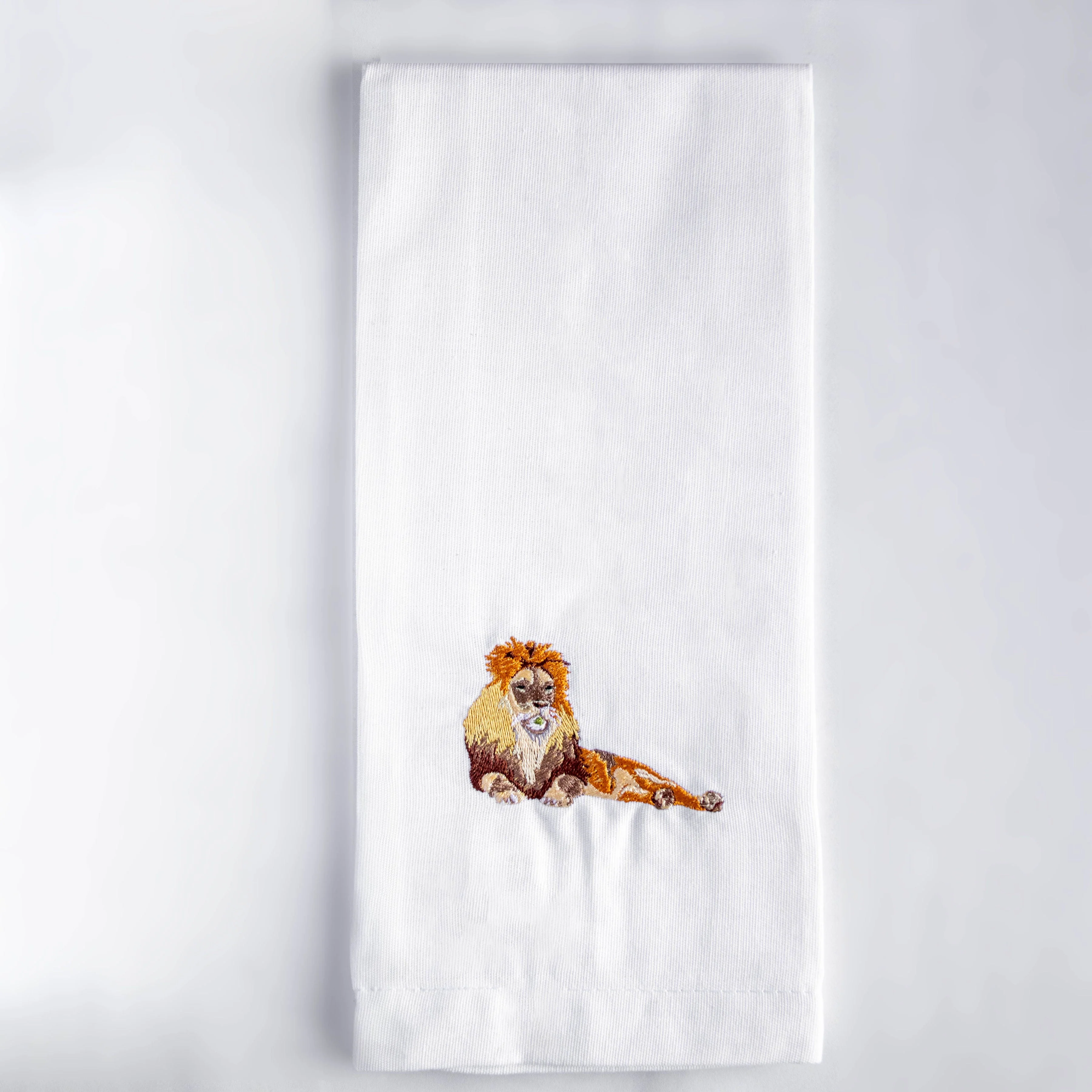 African Wildlife Cotton Tea Towels - Handmade Kitchen Gift