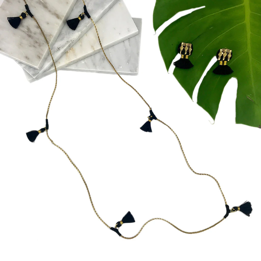 Ananya Tassel Necklace - Image 4