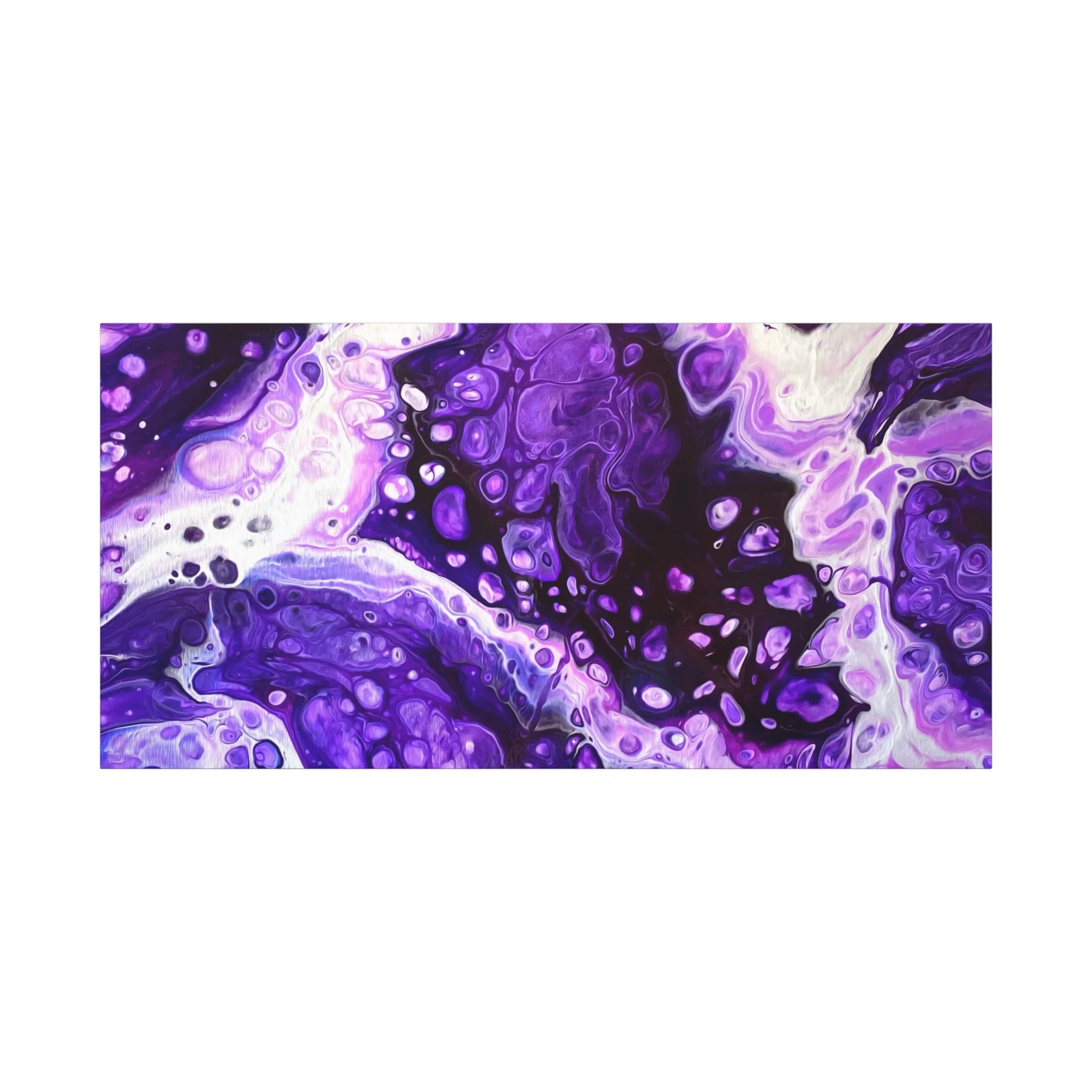 Bespattered Facade Purple Haze Stretched Matte Canvas Art Prints | Multiple Sizes - Image 17