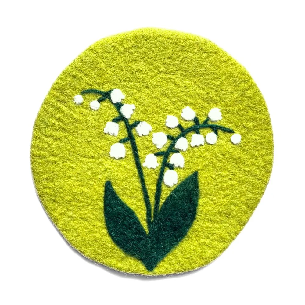 Birth Month Flower Felt Trivet - Image 6