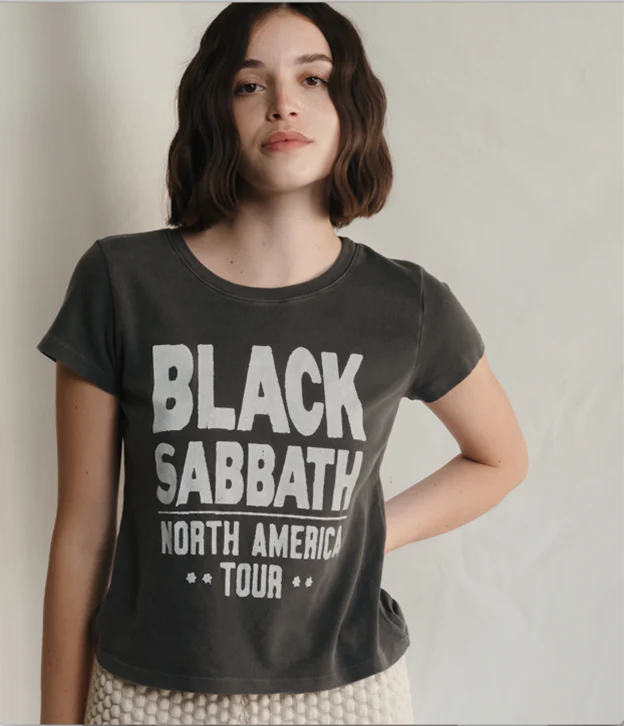 BLACK SABBATH TOUR BABY TEE