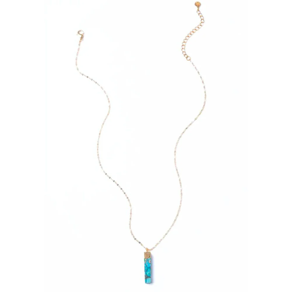 Brayden Turquoise Pendant Necklace - Image 4