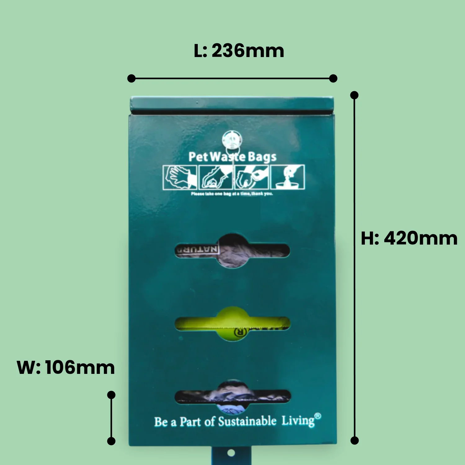 Bulk Roll Poop Bags Dispenser - Image 3