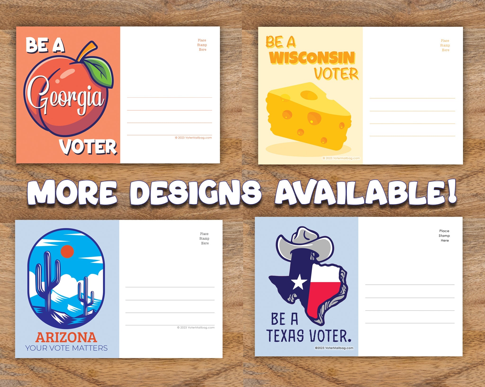 California Voter Postcards - Blank 4x6 Voter Postcards - Image 5