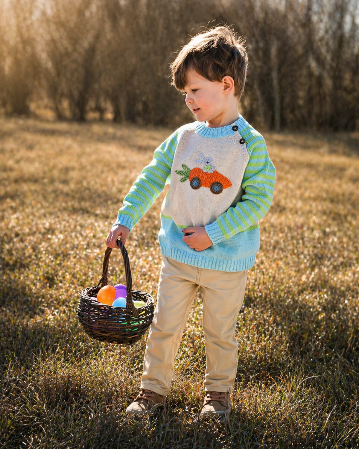 Carrot Car Easter Sweater - Image 2