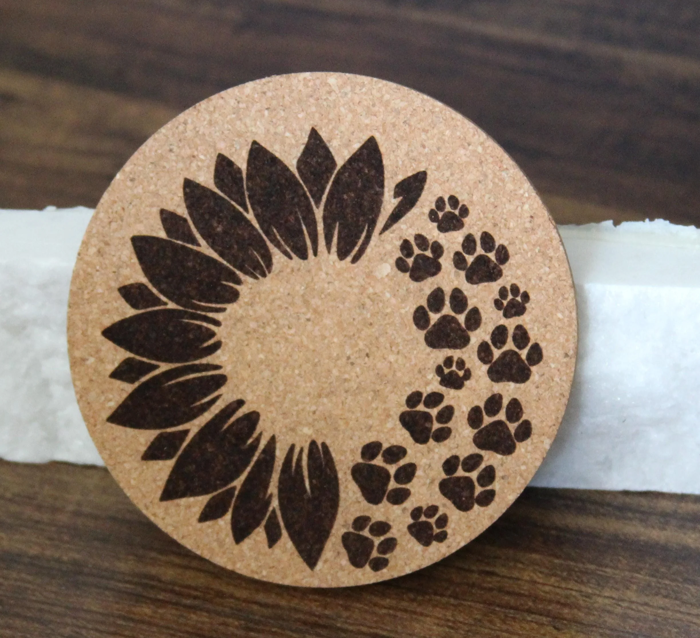 Coaster: cork coasters - dog lover - Image 3