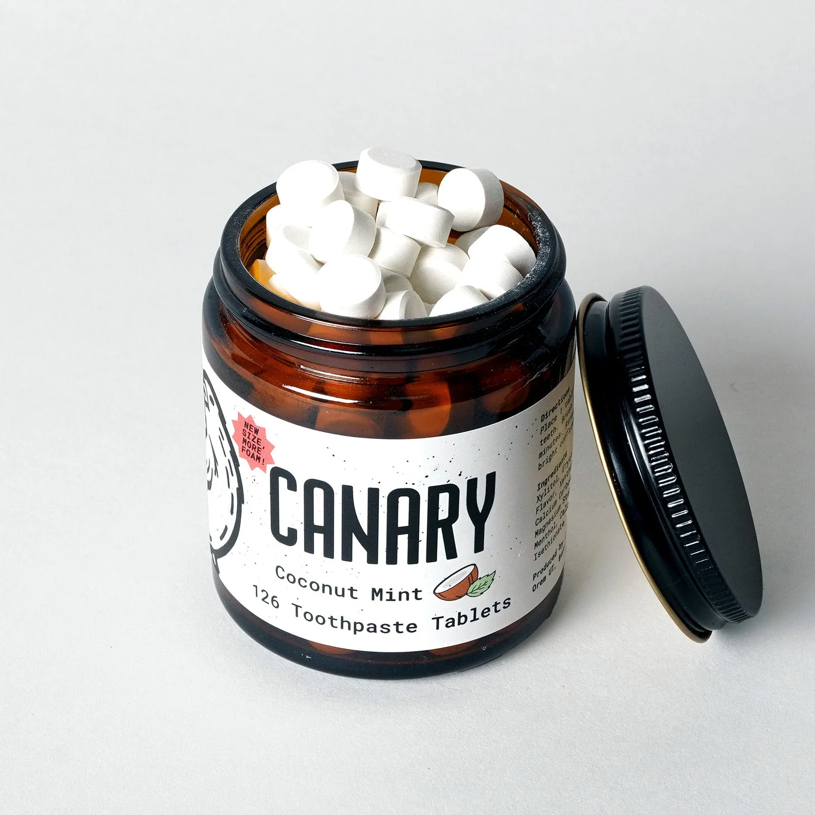 Coconut Mint Toothpaste Tablets