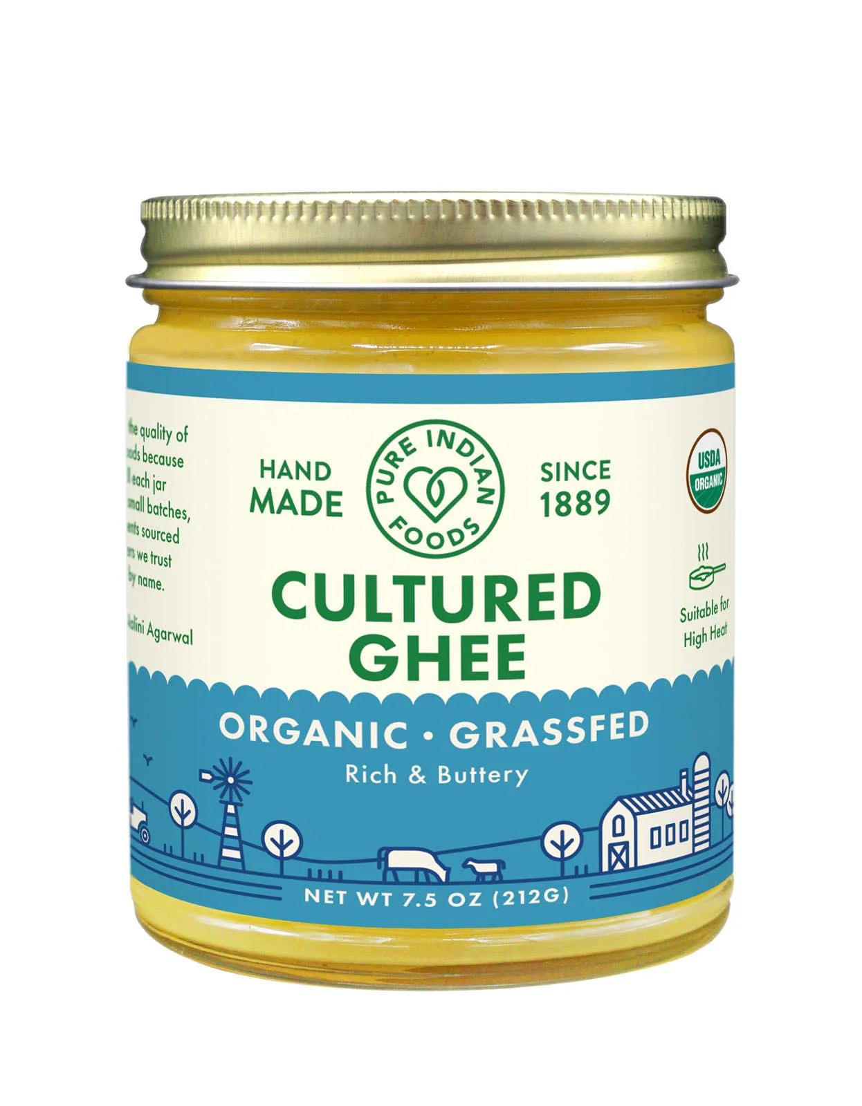 Cultured Ghee, Grassfed and Certified Organic - Image 2