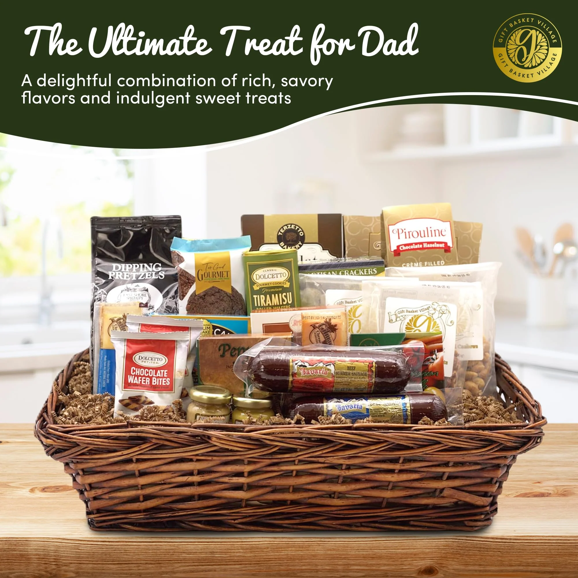 Dad's XL Snack Feast Gift Basket - Image 2