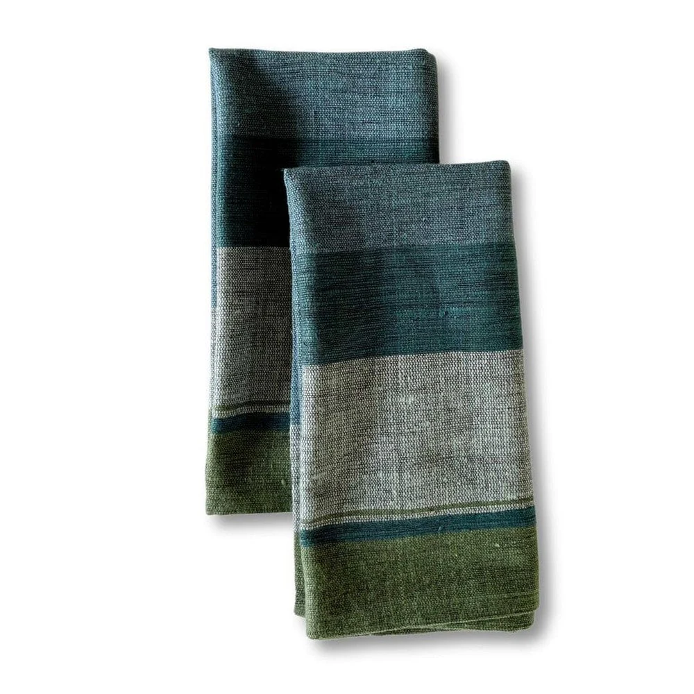 Dalol Handwoven Ethiopian Cotton Napkins | Set of 2 - Image 14