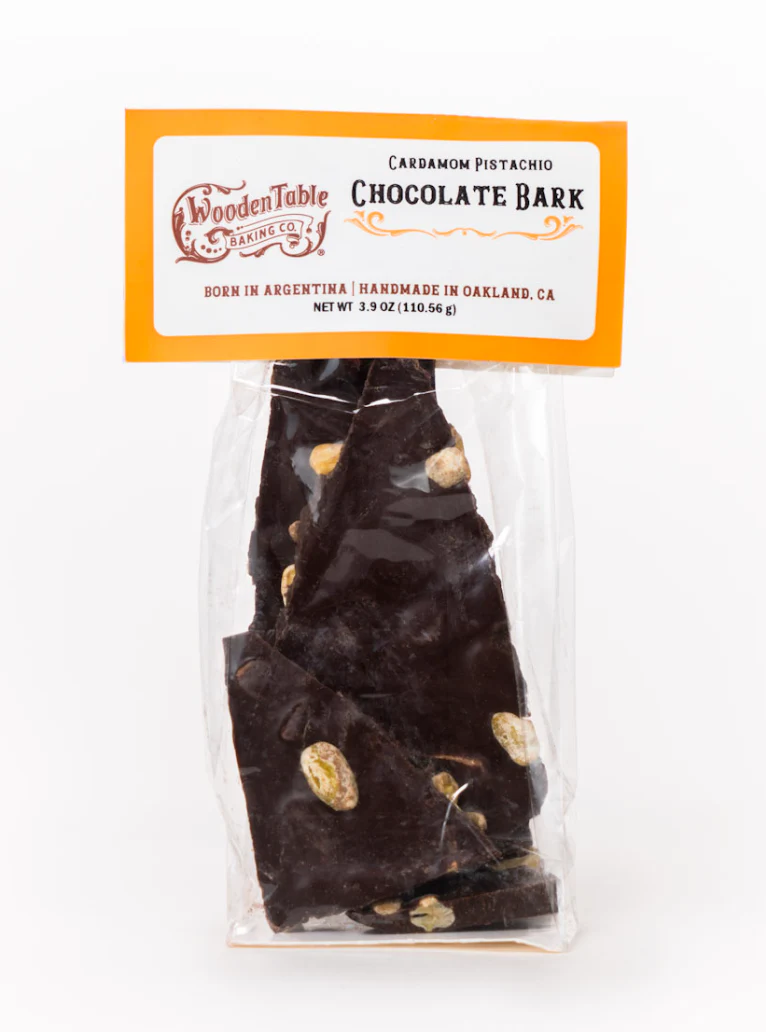 Dark Chocolate, Cardamon and Pistachio Bark | Gluten Free (4oz) - Image 2