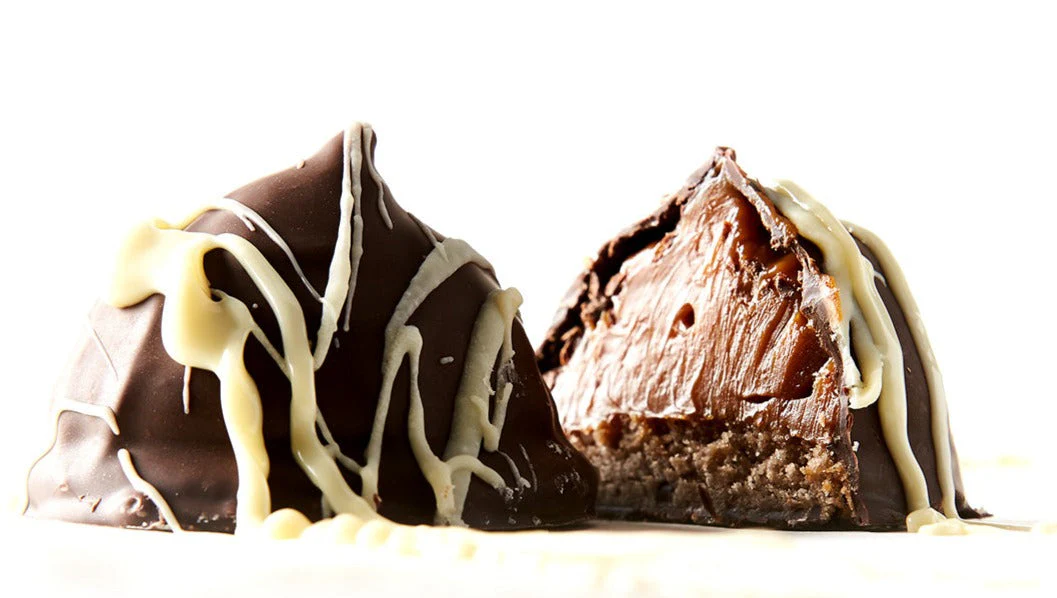 Dark Chocolate & Dulce de Leche Truffles