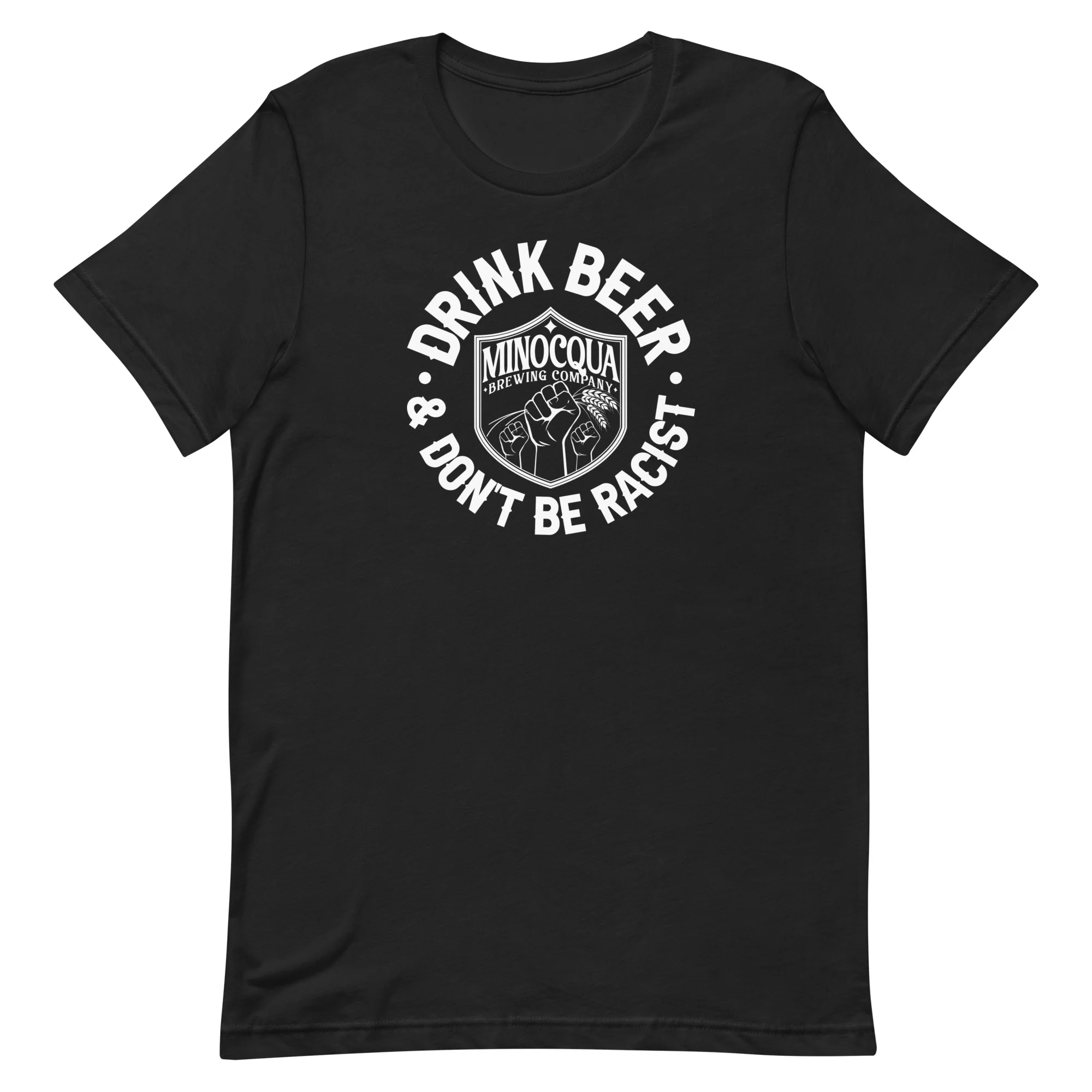 Drink Beer & Don't Be Racist T-Shirt - Image 5