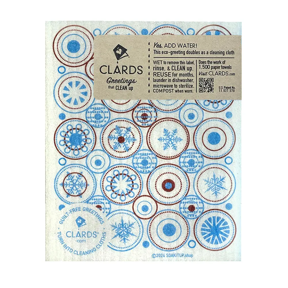 Enough with the Nuts Squirrel Greeting Card Turns Into a Swedish Sponge Cloth | Soak iT Up Clard® - Image 2