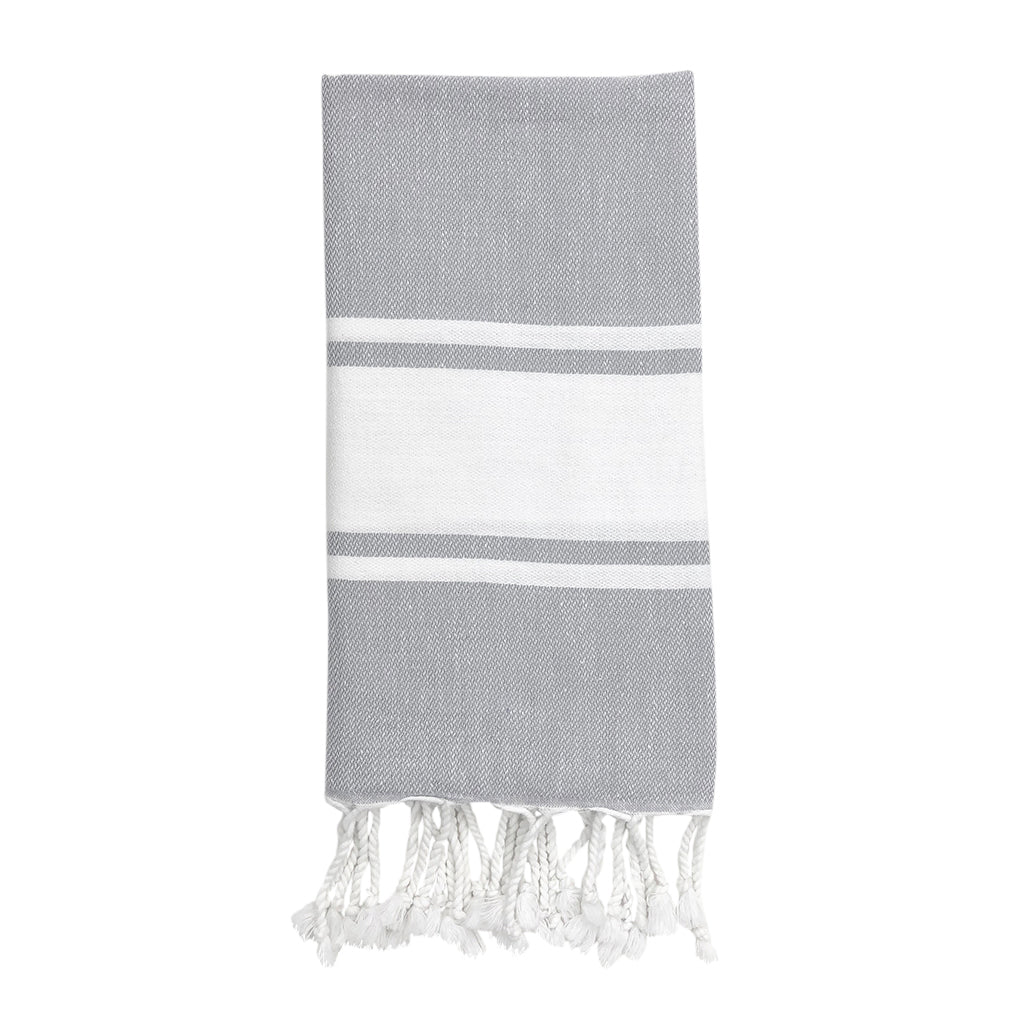 Essential Stripe Turkish Hand Towel - Image 2