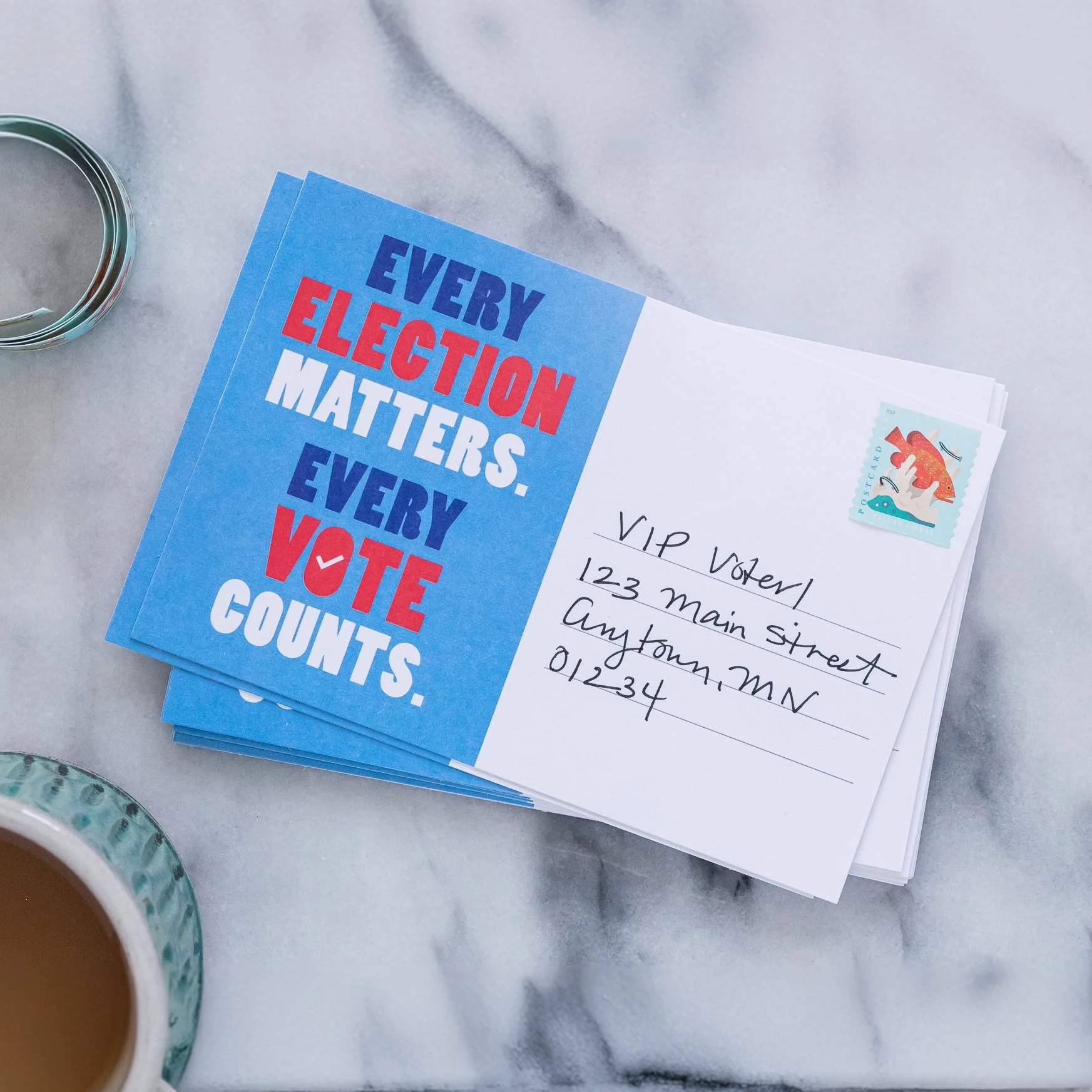 Every Election Matters – Blank 4x6 Voter Postcards | Voter Mailbag - Image 5