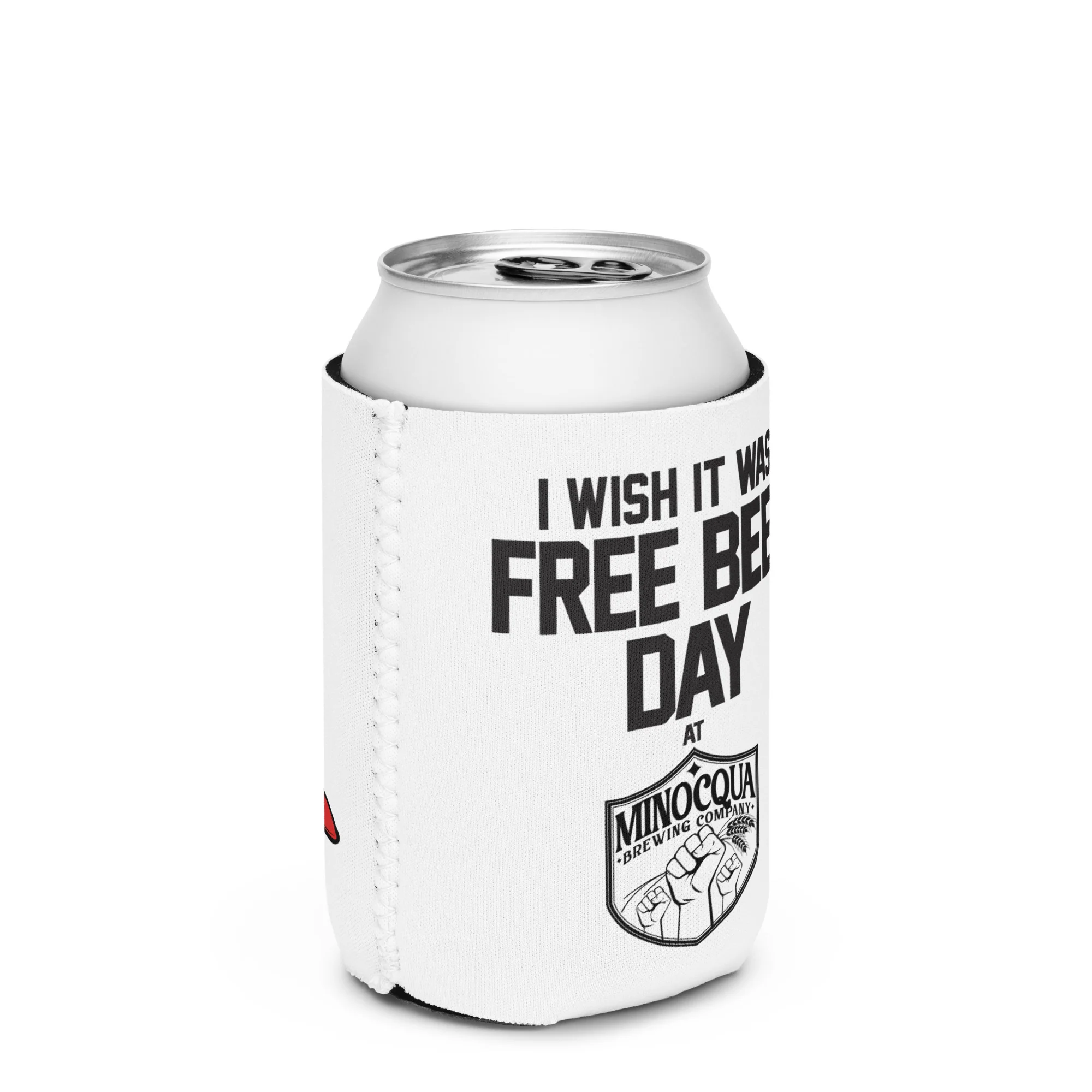 Free Beer Day Can Koozie