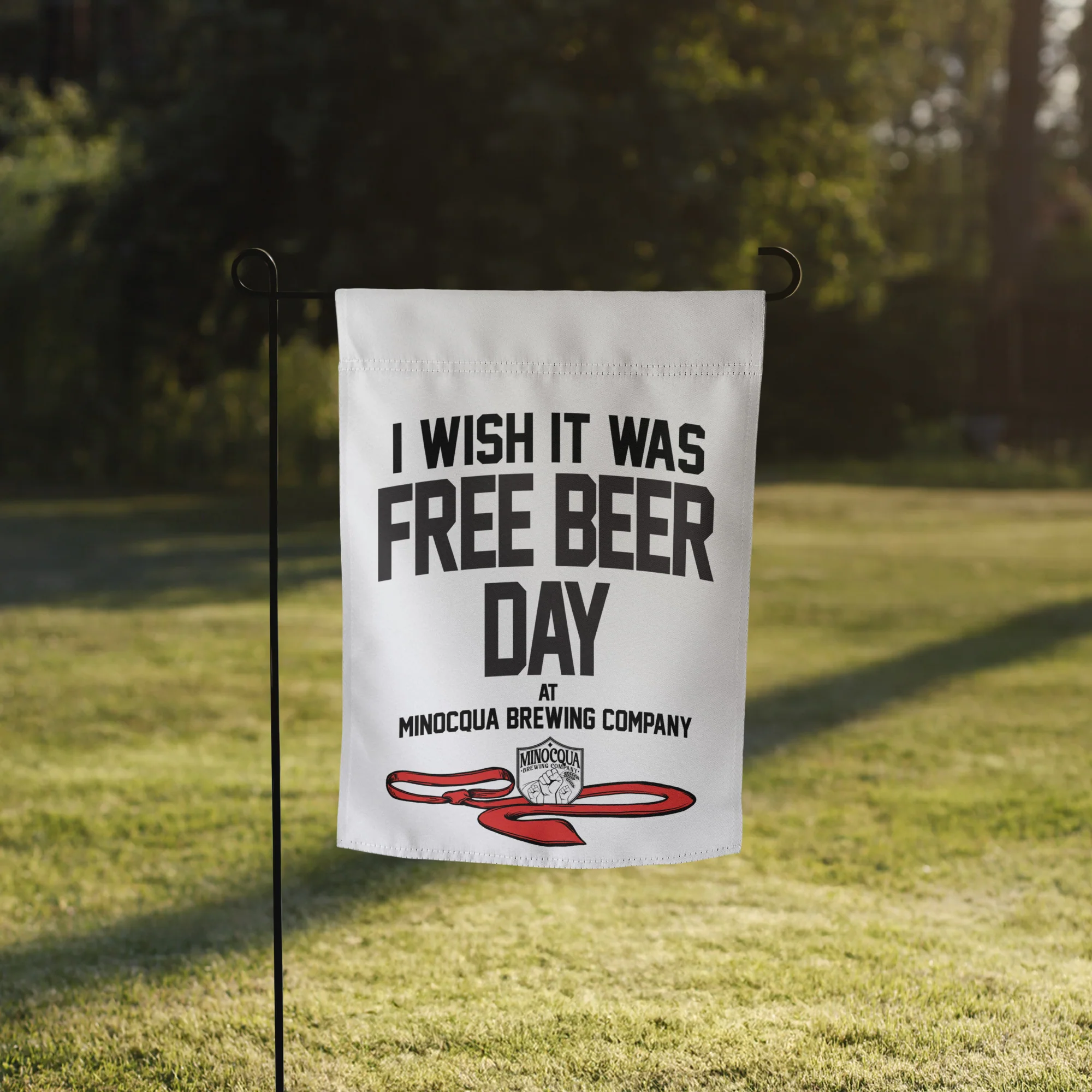 Free Beer Day Garden Flag