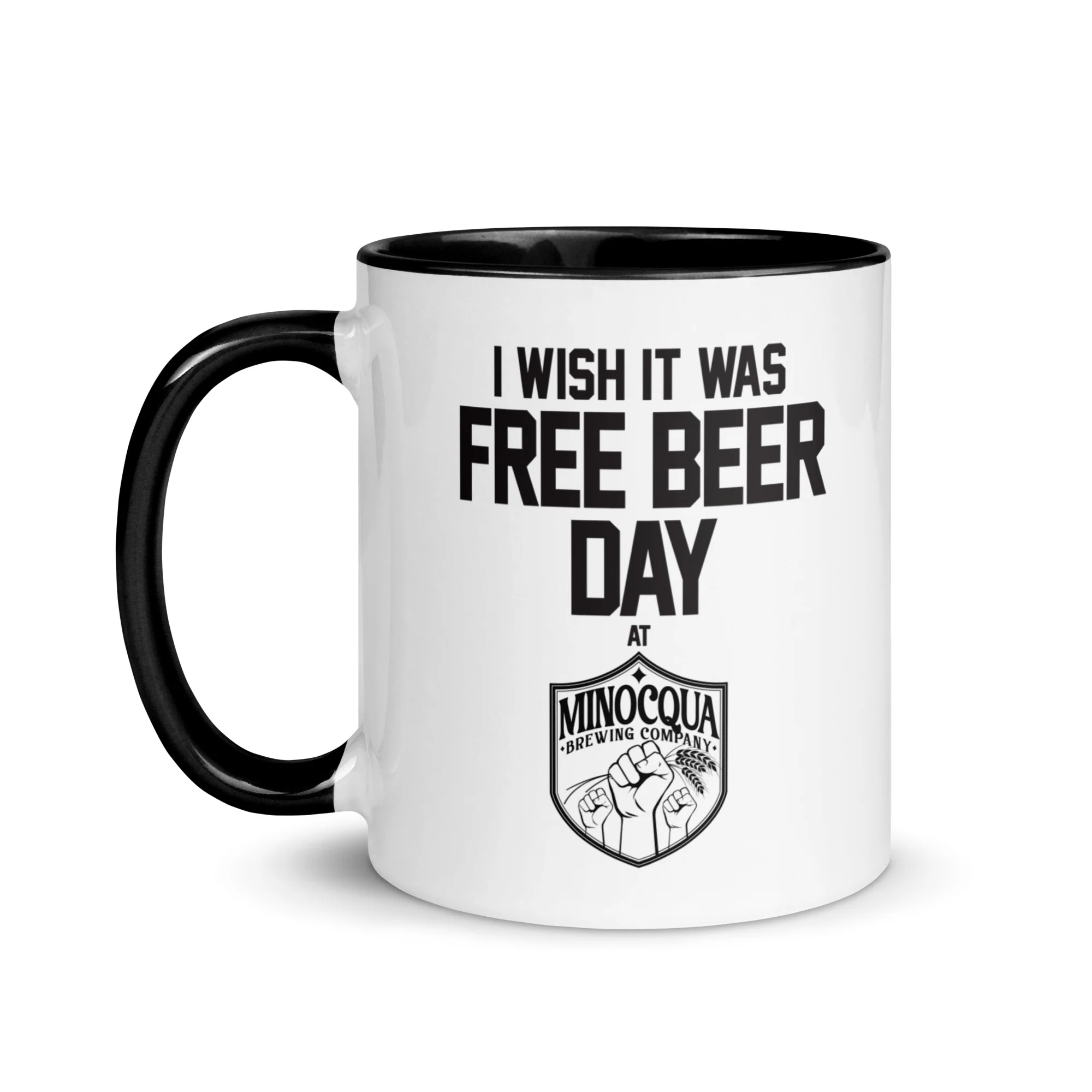 Free Beer Day Two-Tone Mug