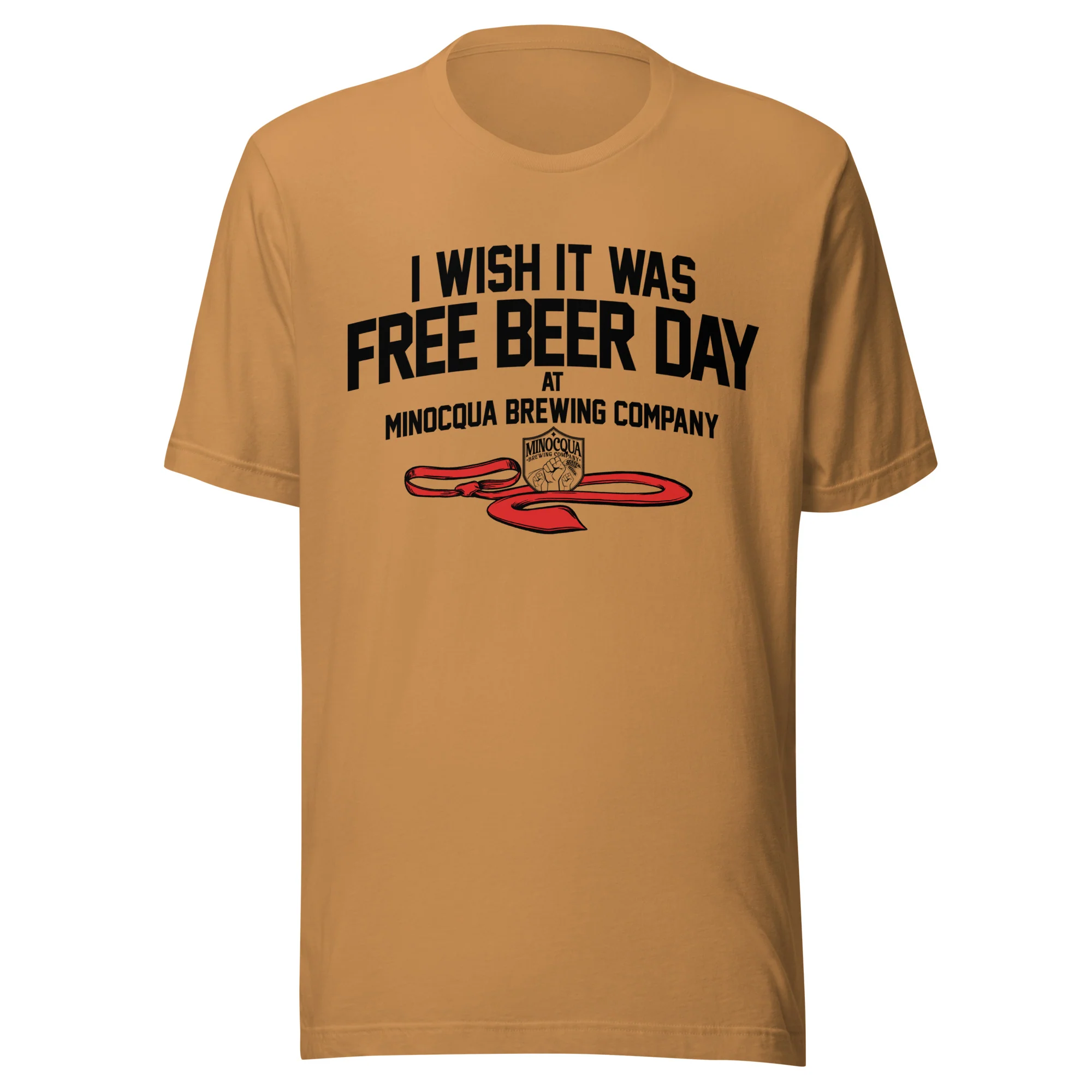 Free Beer Day T-shirt (Black Print) - Image 2