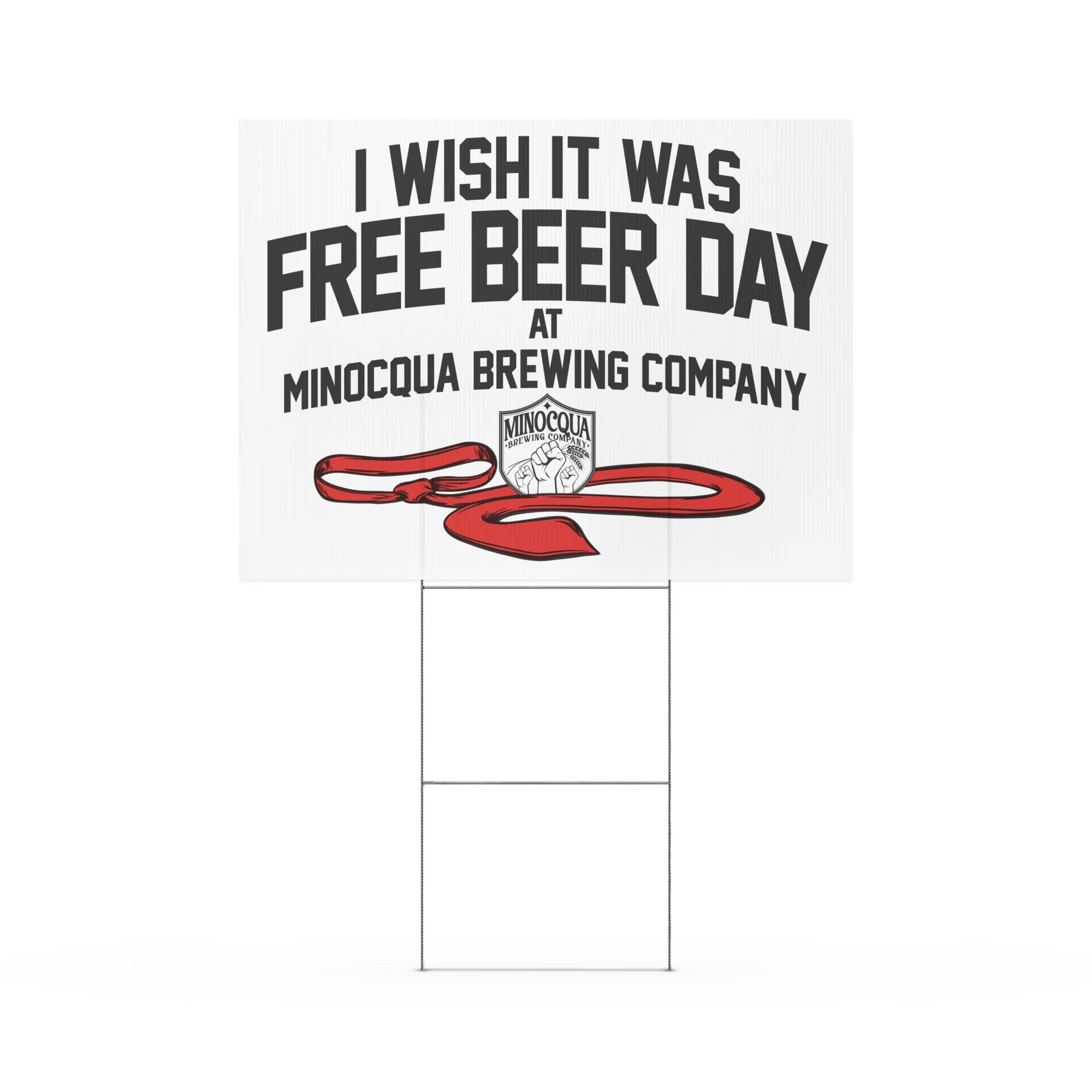 Free Beer Day Yard Sign