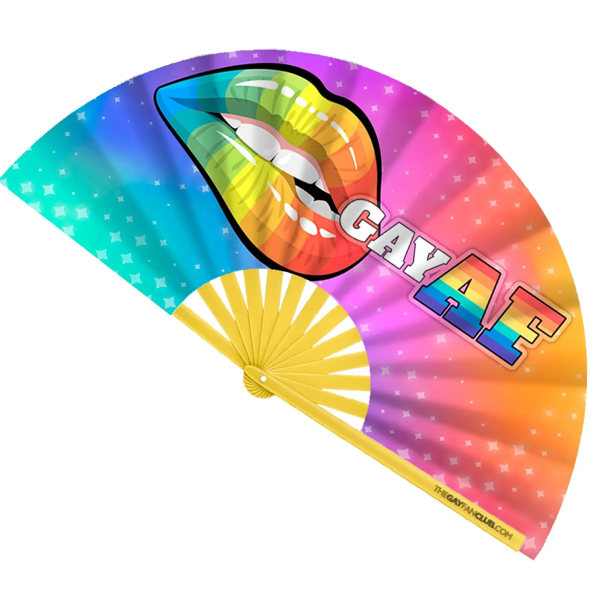Gay AF UV-Reactive Fan - Image 3