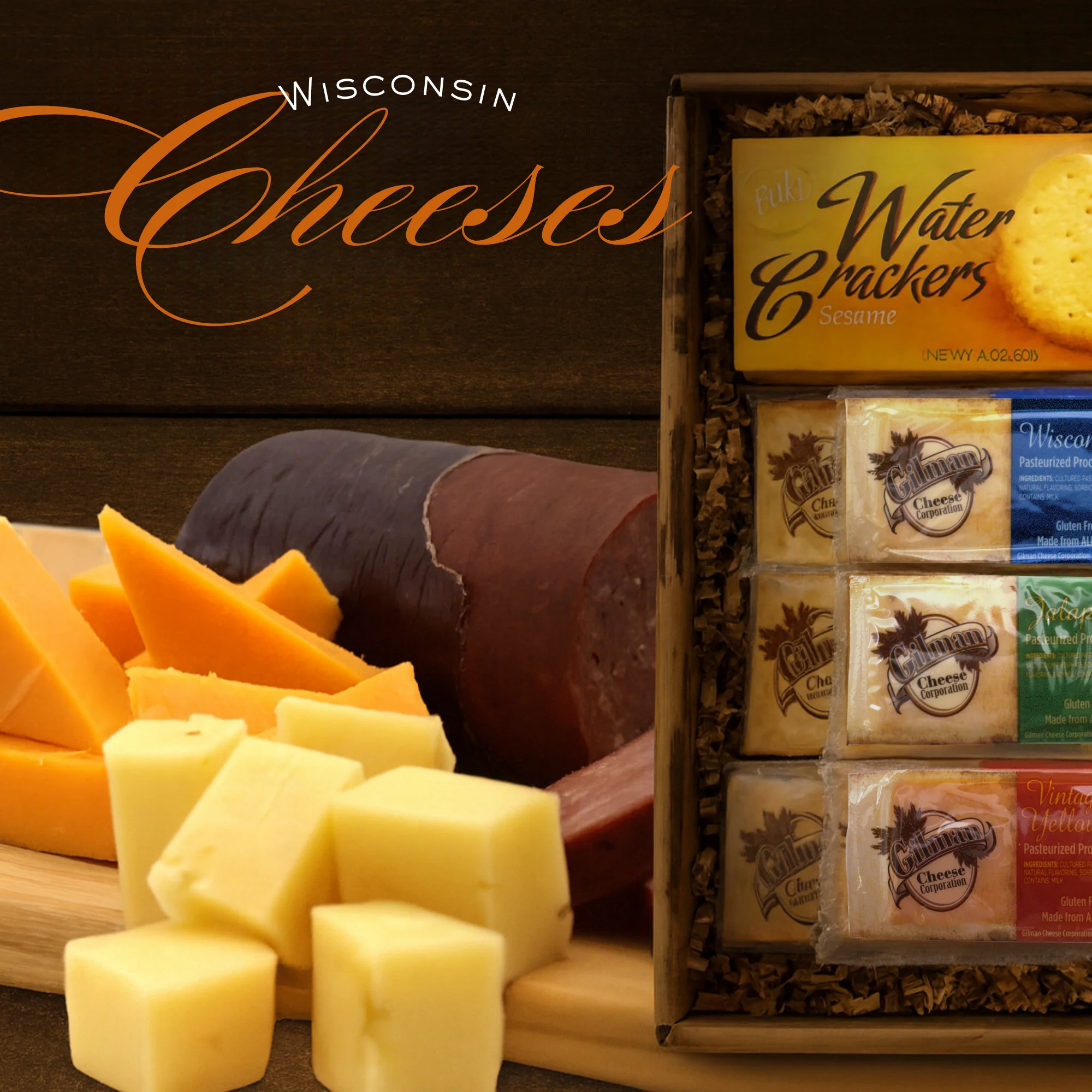 Gourmet Sausage & Cheese Gift Basket - Image 4