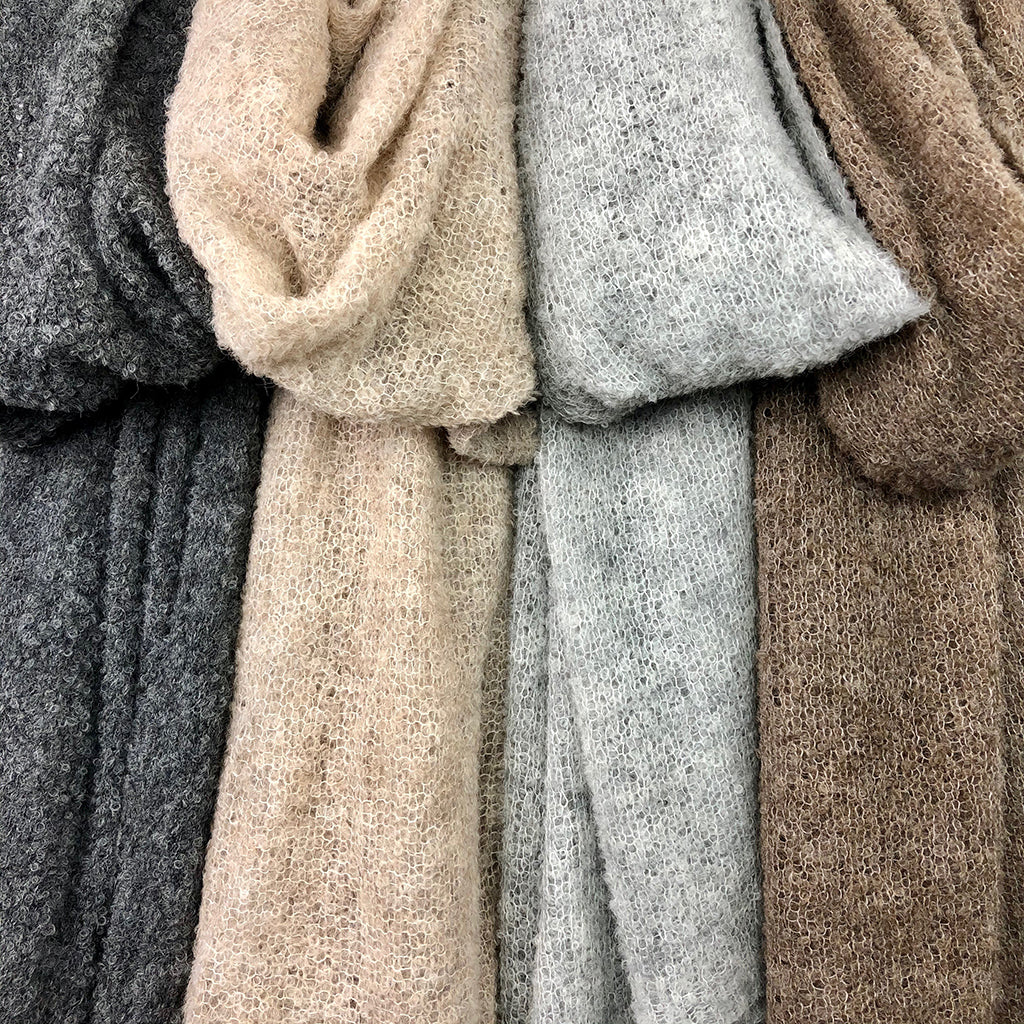 Gray Ultra Plush Alpaca Scarf - Image 3