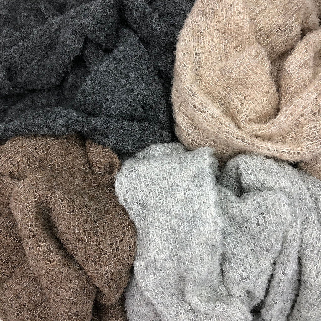 Gray Ultra Plush Alpaca Scarf - Image 4