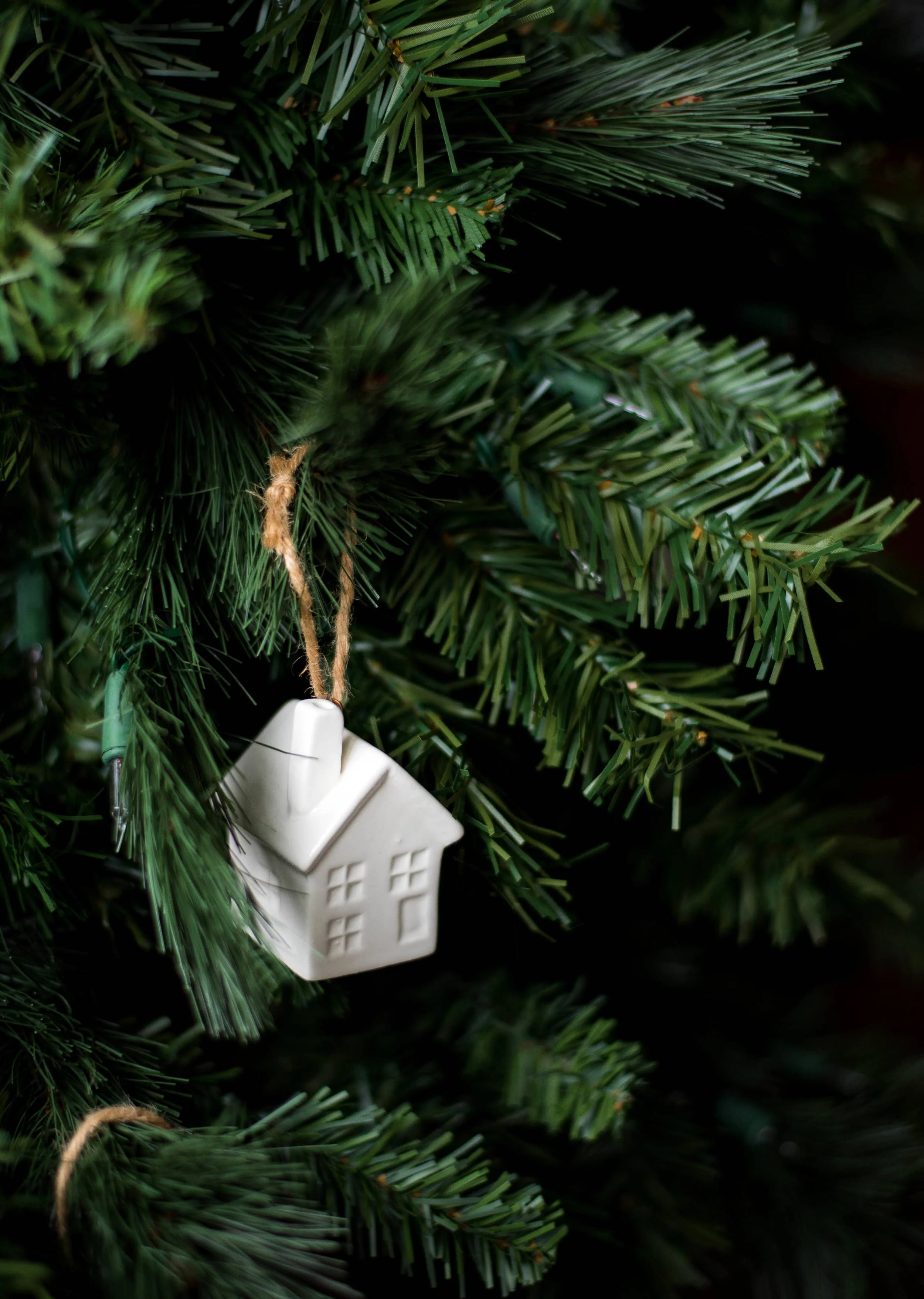 Handmade Porcelain Christmas Ornaments: Hot Air Ballon - Image 3