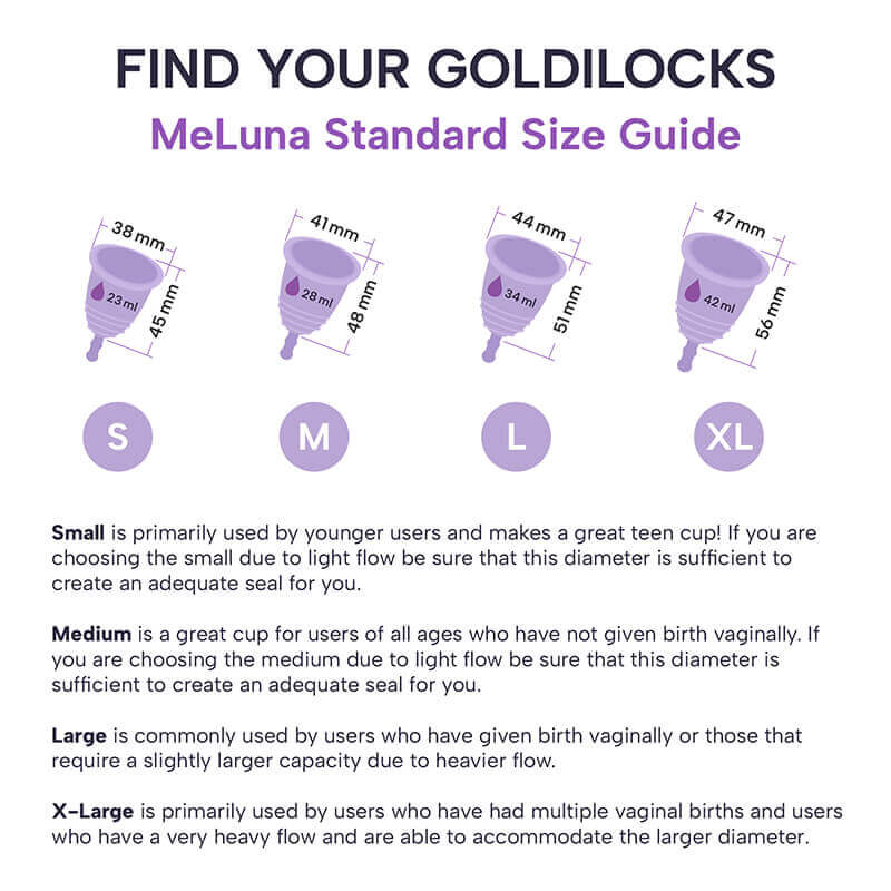 Heavy Flow MeLuna Menstrual Cup with Ring, Classic Me Luna - Image 6