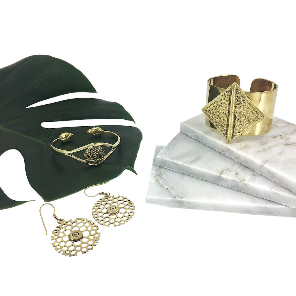 Honeycomb Bomb Earrings - Image 2
