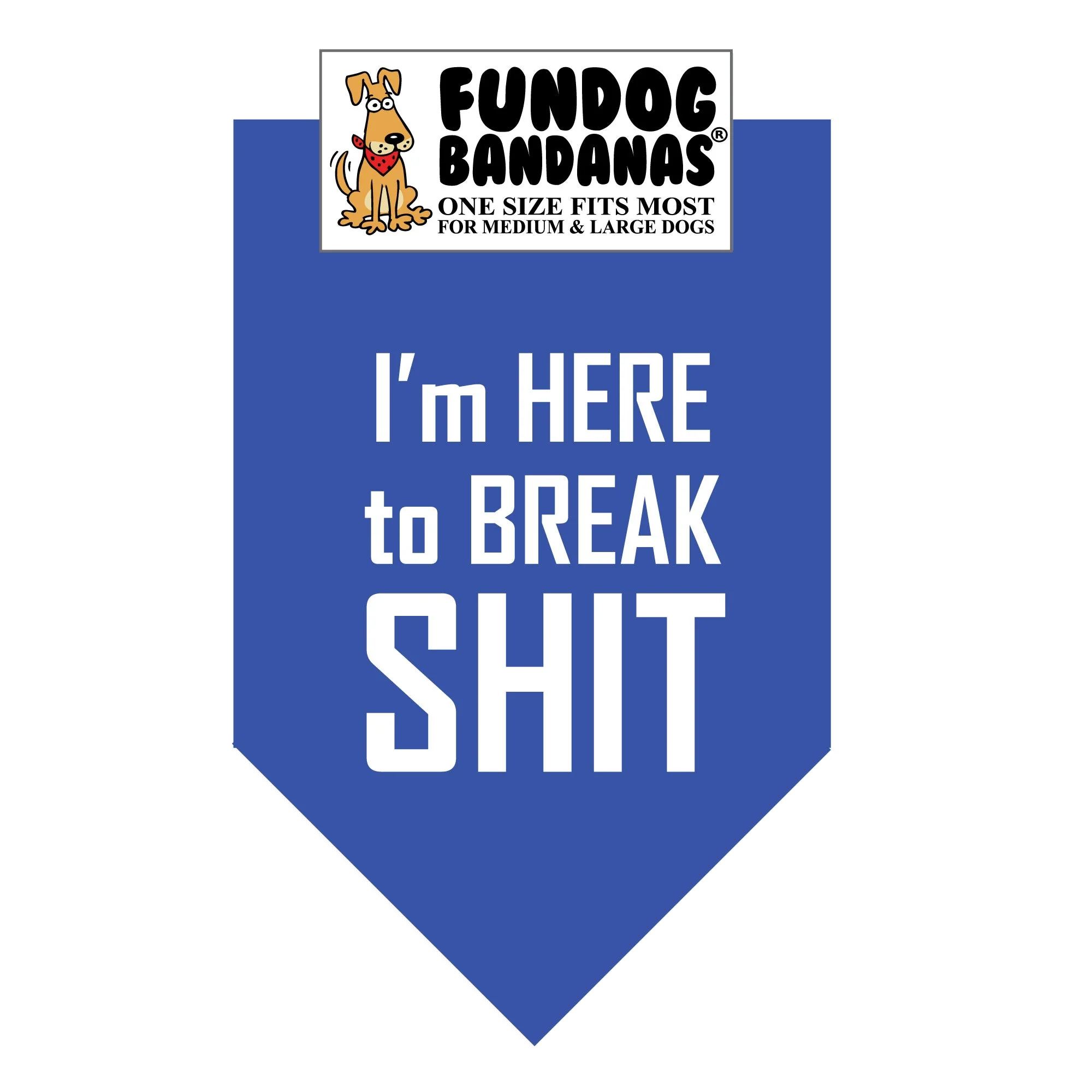 I'm Here to Break Shit Bandana - Image 4