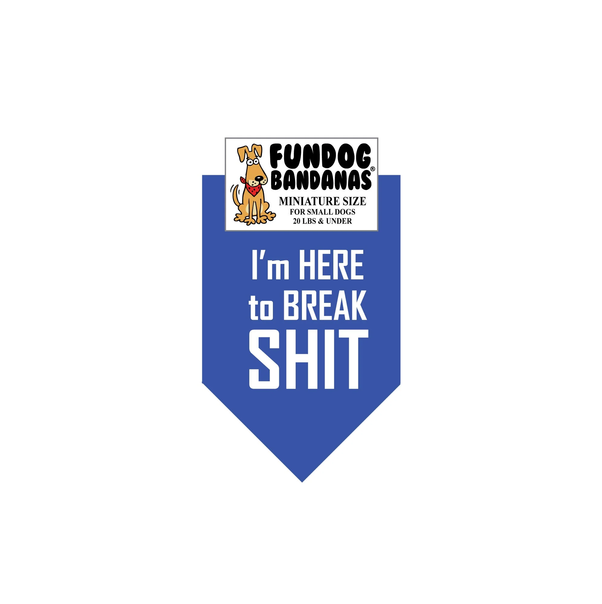 I'm Here to Break Shit Bandana - Image 9