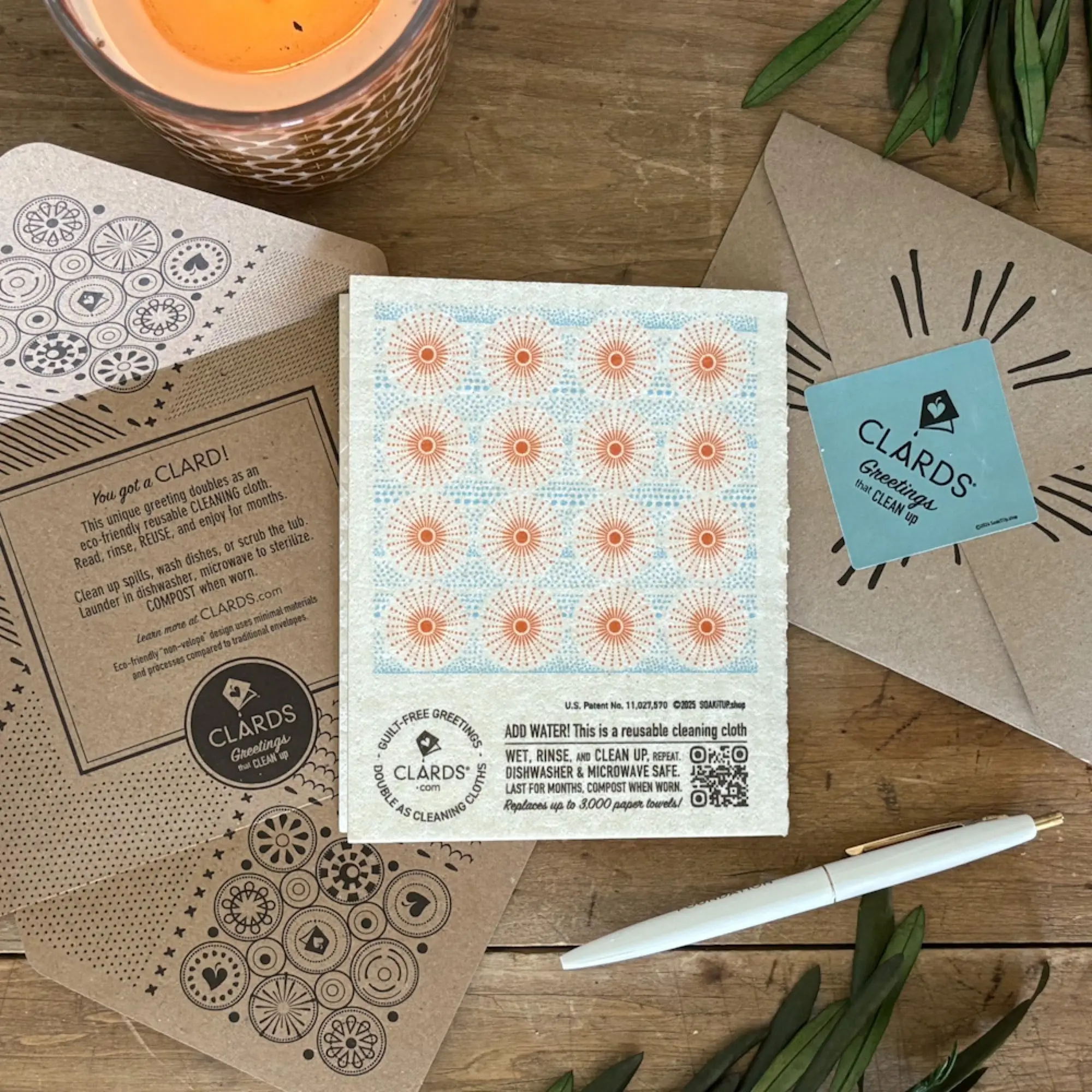 Eco-Greetings Turn Cleaning Cloths-It’s a Beautiful Day | Soak iT Up Clards® - Image 5