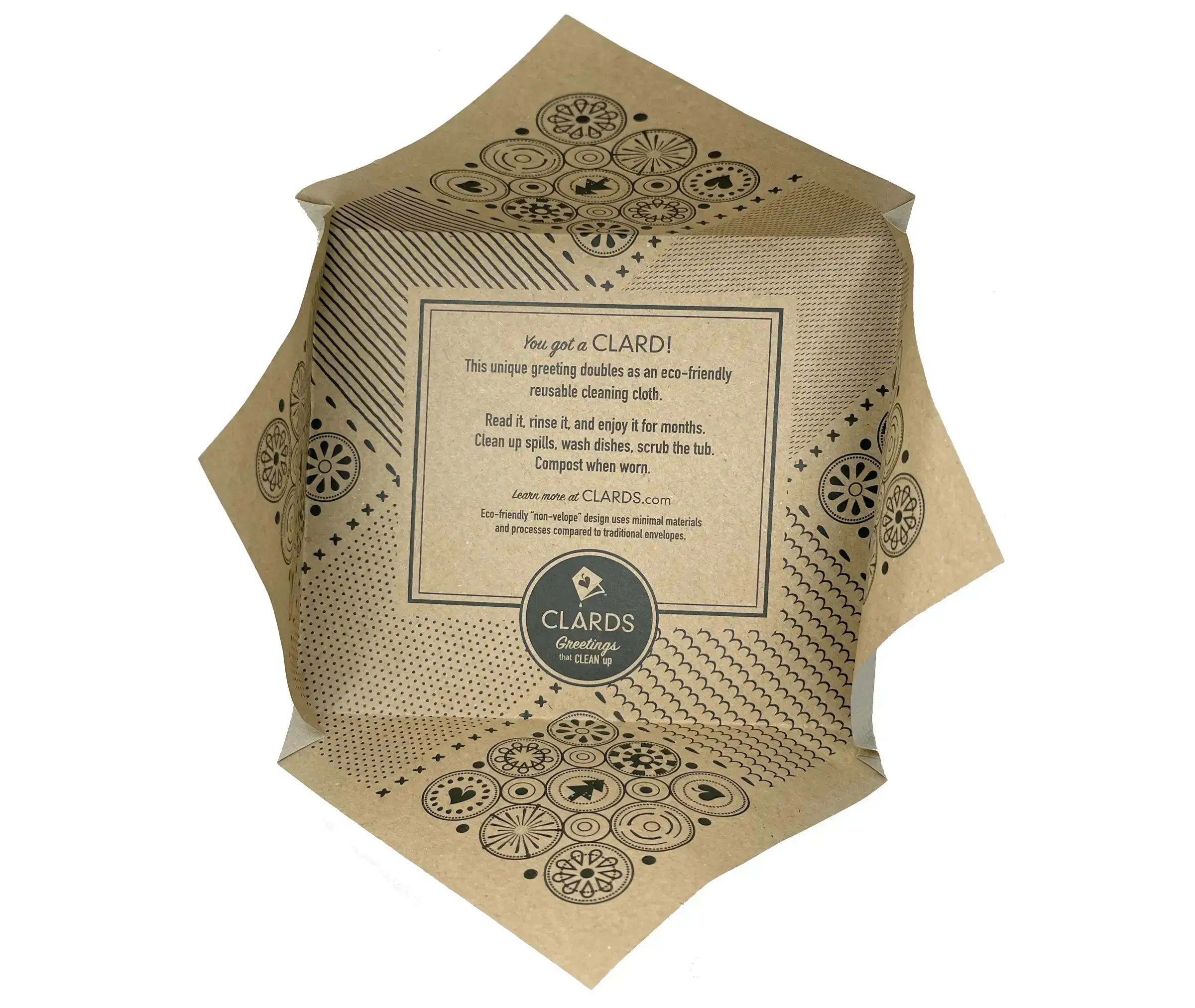 Eco-Greetings Turn Cleaning Cloths-It’s a Beautiful Day | Soak iT Up Clards® - Image 9