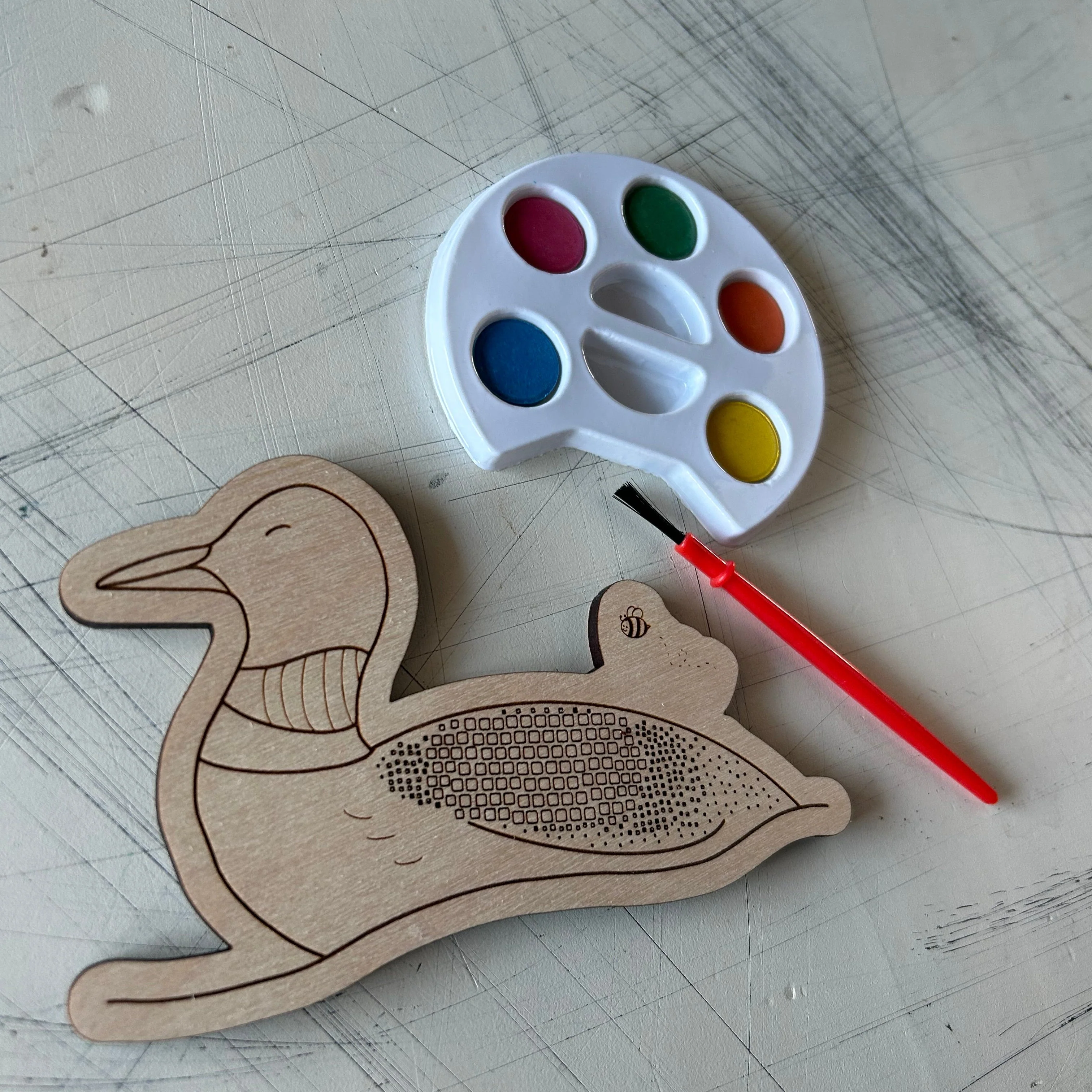 Loon Watercolor Craft Kit - Image 3
