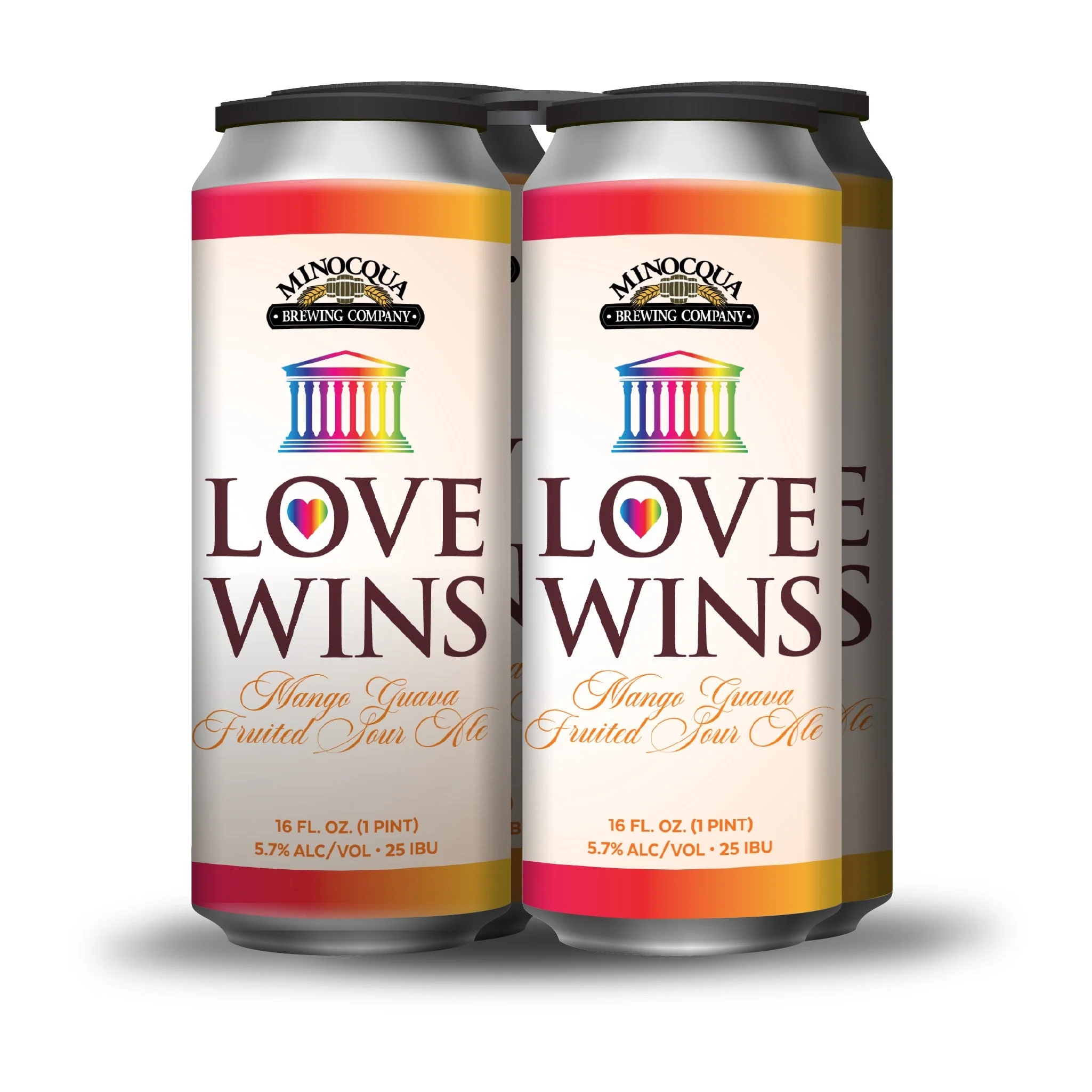 Love Wins Fruited Sour, 16oz 4pk