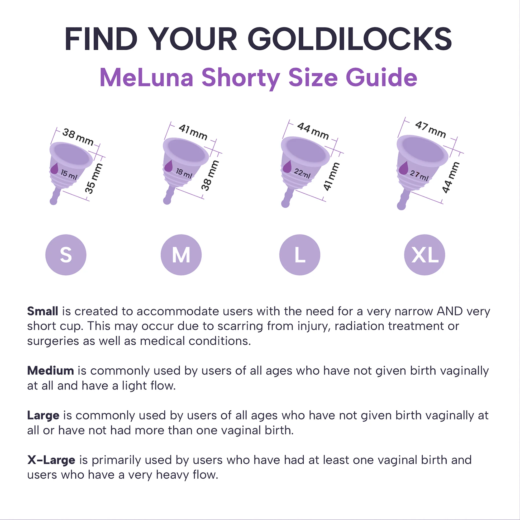 Menstrual Cup Beginner Kit with Steamer - PURPLE Cup - Ring, Ball or Stem - Image 3