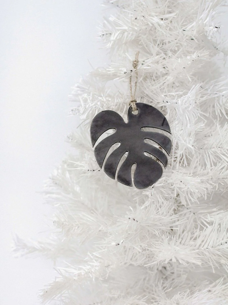 Monstera Leaf Christmas Tree Ornament