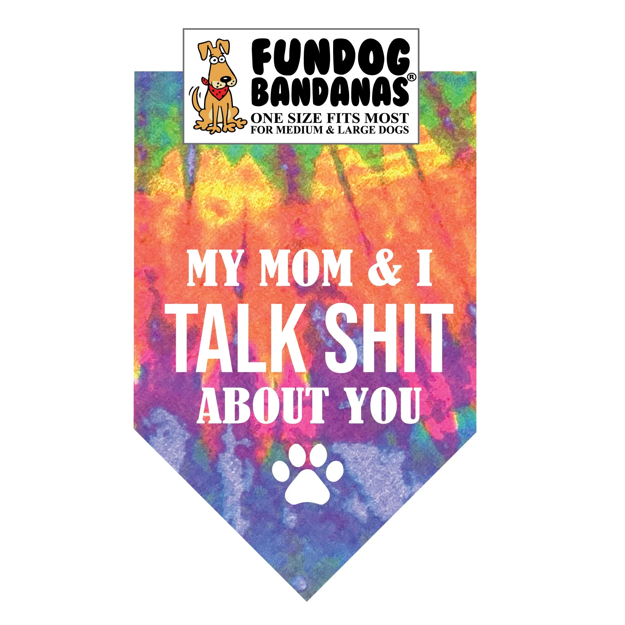 My Mom & I Talk Shit about you Bandana - Image 4