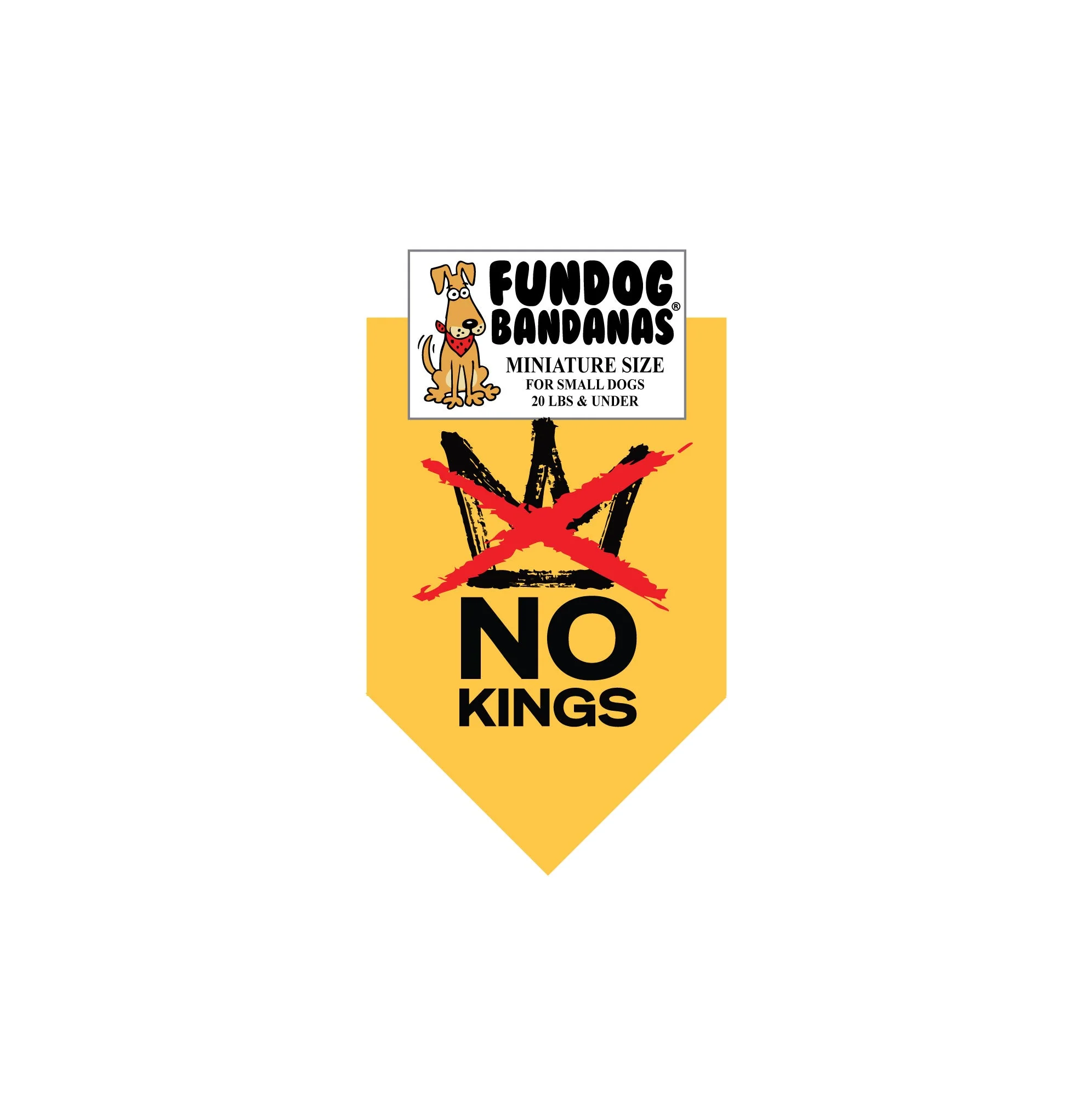 NO KINGS Bandana - Image 2