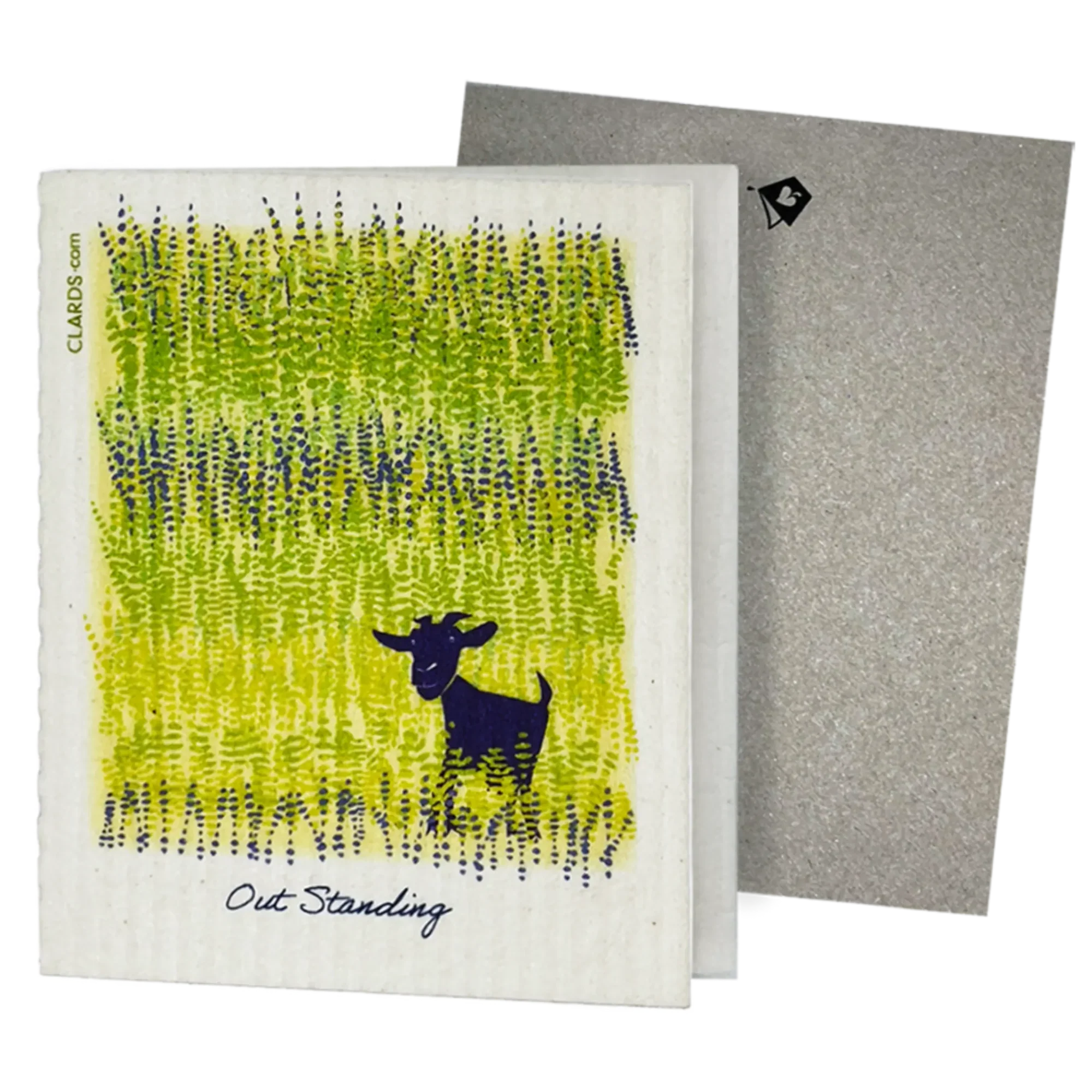 Eco-Greetings Turn Cleaning Cloths-Out Standing Goat | Soak iT Up Clards®
