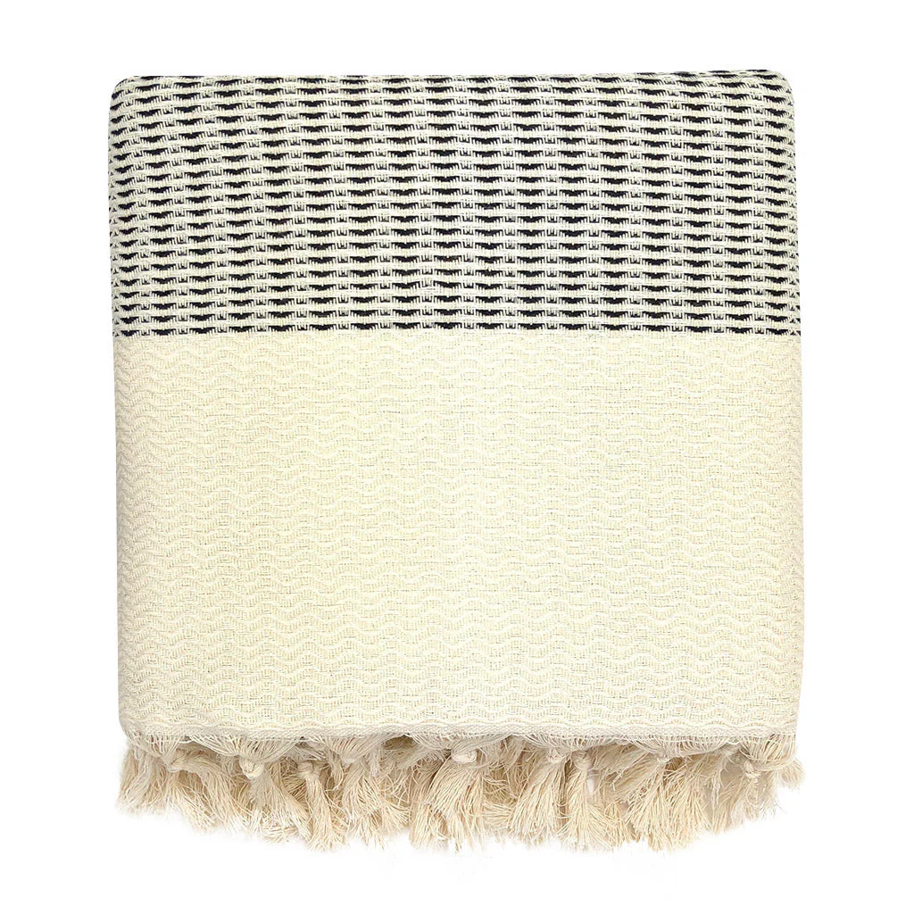 Plush Wavy Turkish Throw - Image 4