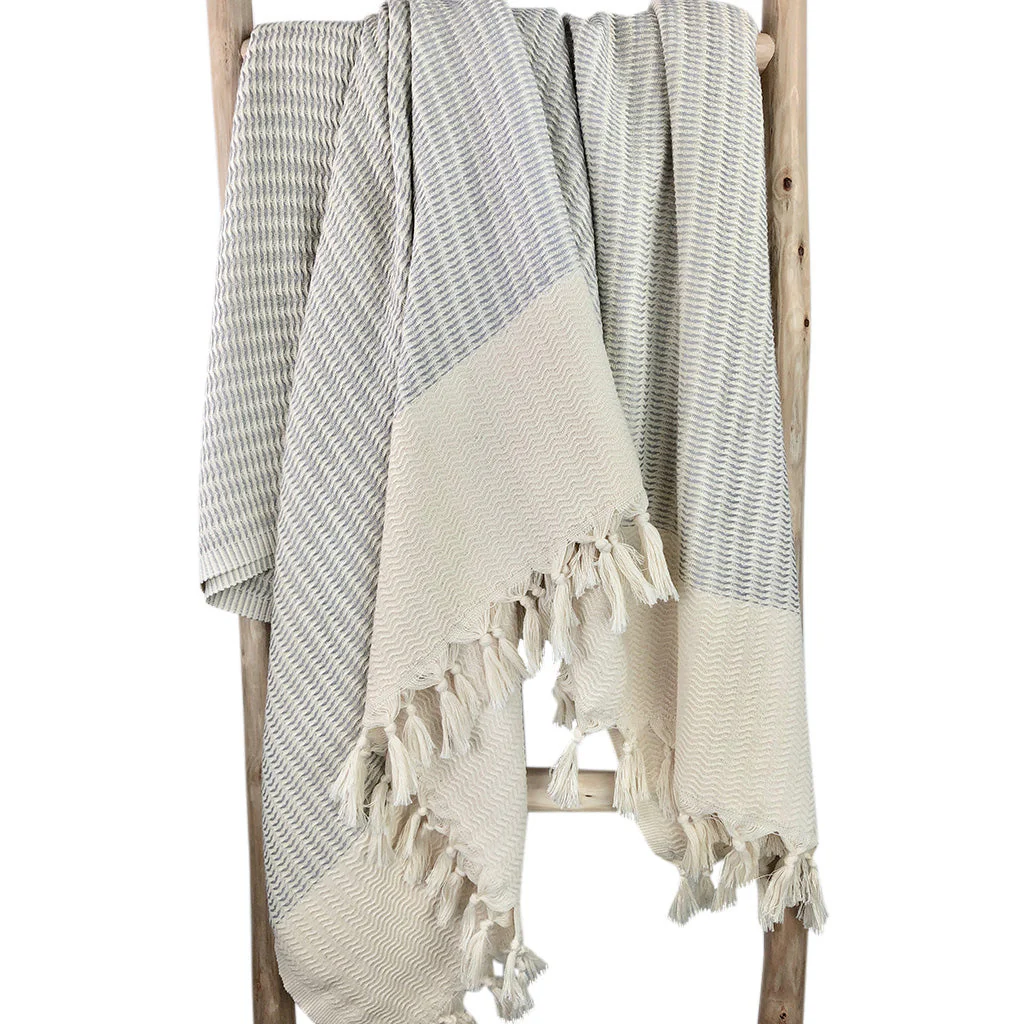 Plush Wavy Turkish Throw - Image 5