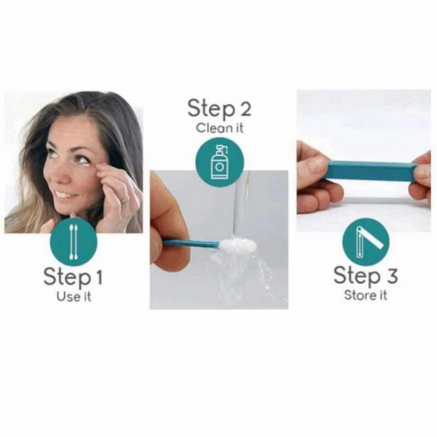 Reusable Silicone Cotton Swab -2 Pack - Image 6