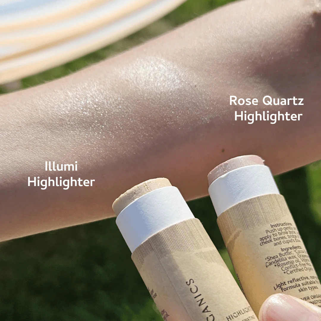 Rose Quartz Creamy Vegan Highlighter Stick - Image 8