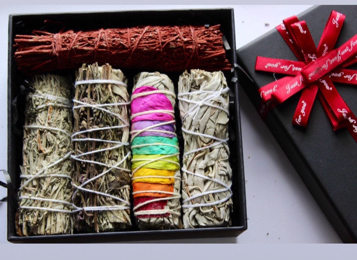 Sage smudge kit for house cleansing | Spiritual gift set - Image 7
