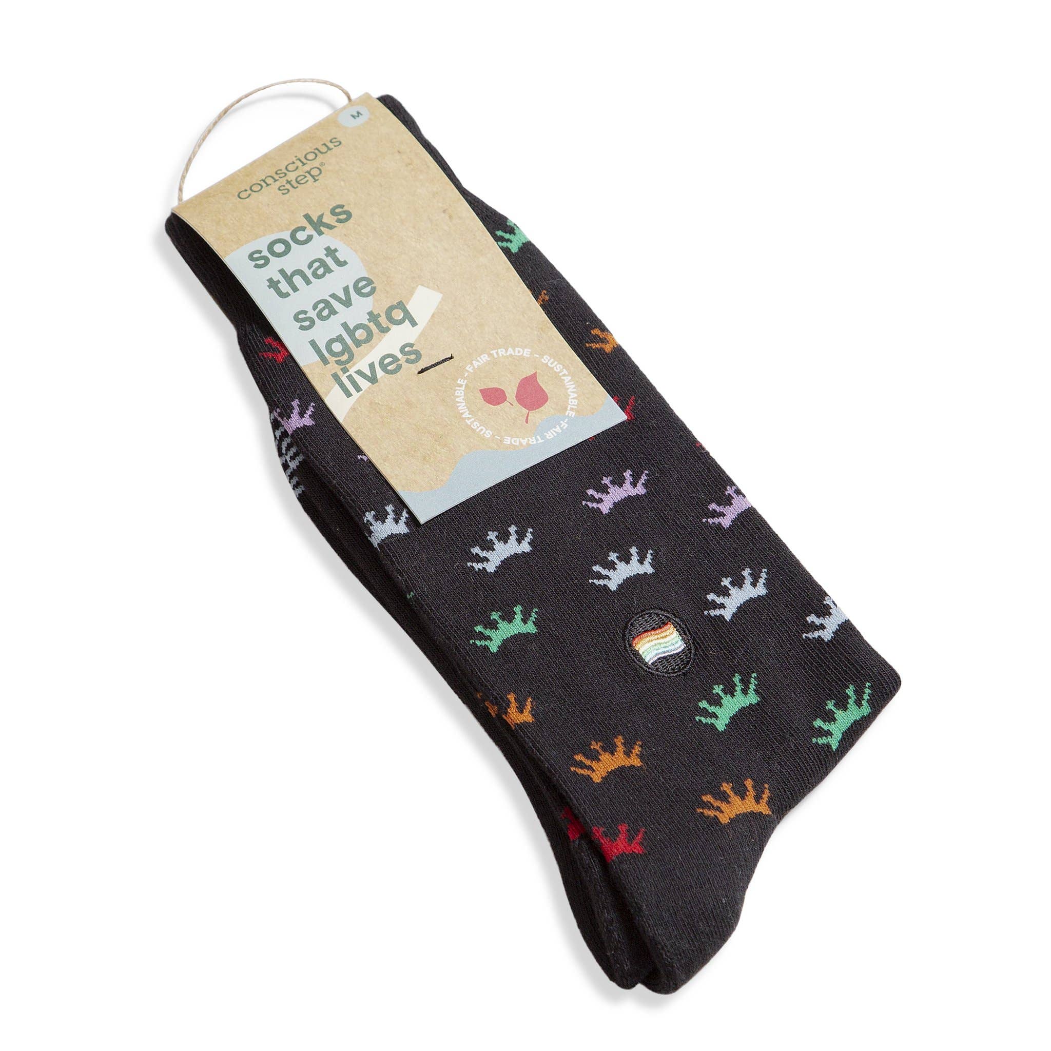 Socks that Save LGBTQ Lives (Colorful Crowns) - Image 2